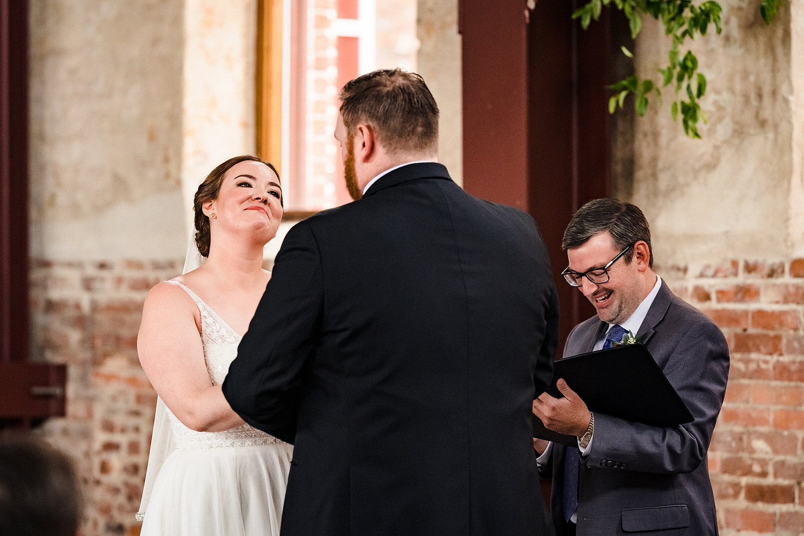 Wedding ceremony at Brooklyn Arts Center