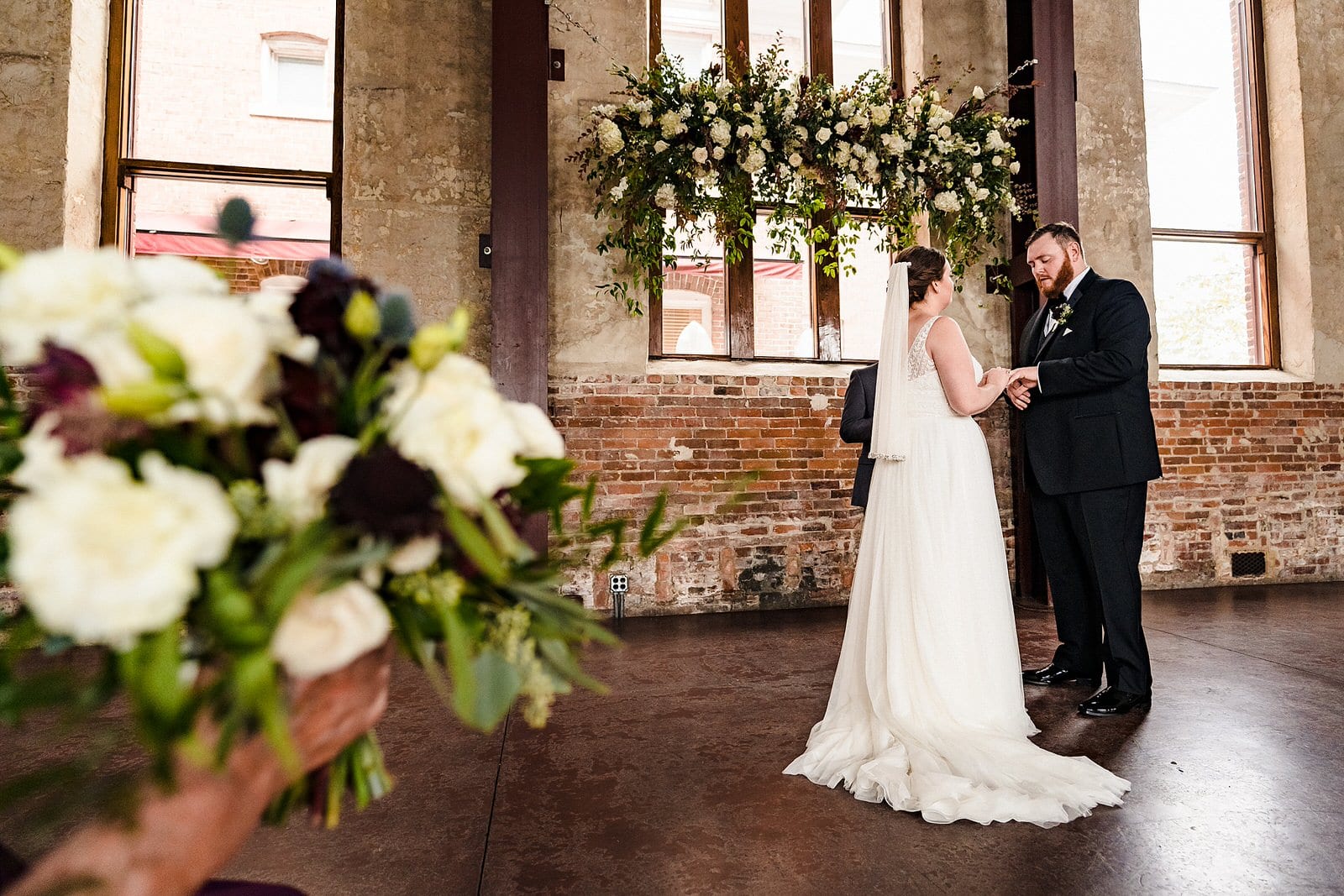 Wedding ceremony at Brooklyn Arts Center