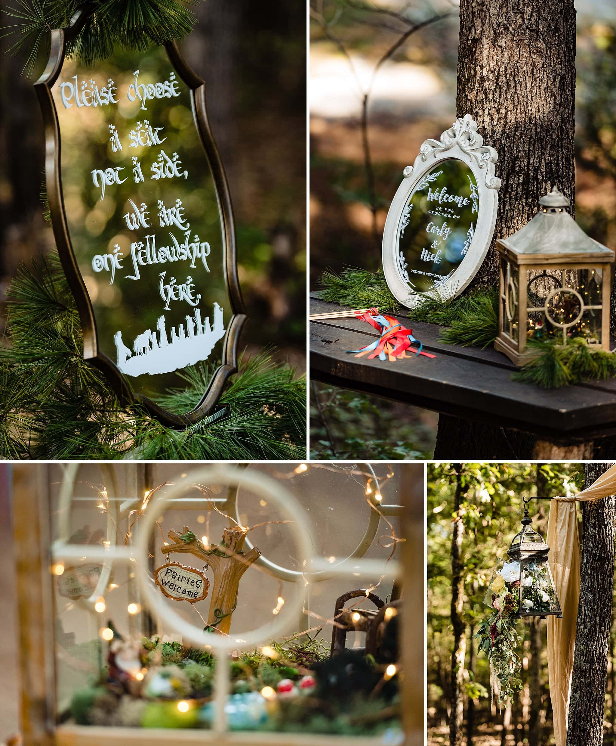 Nerdy Wedding Details