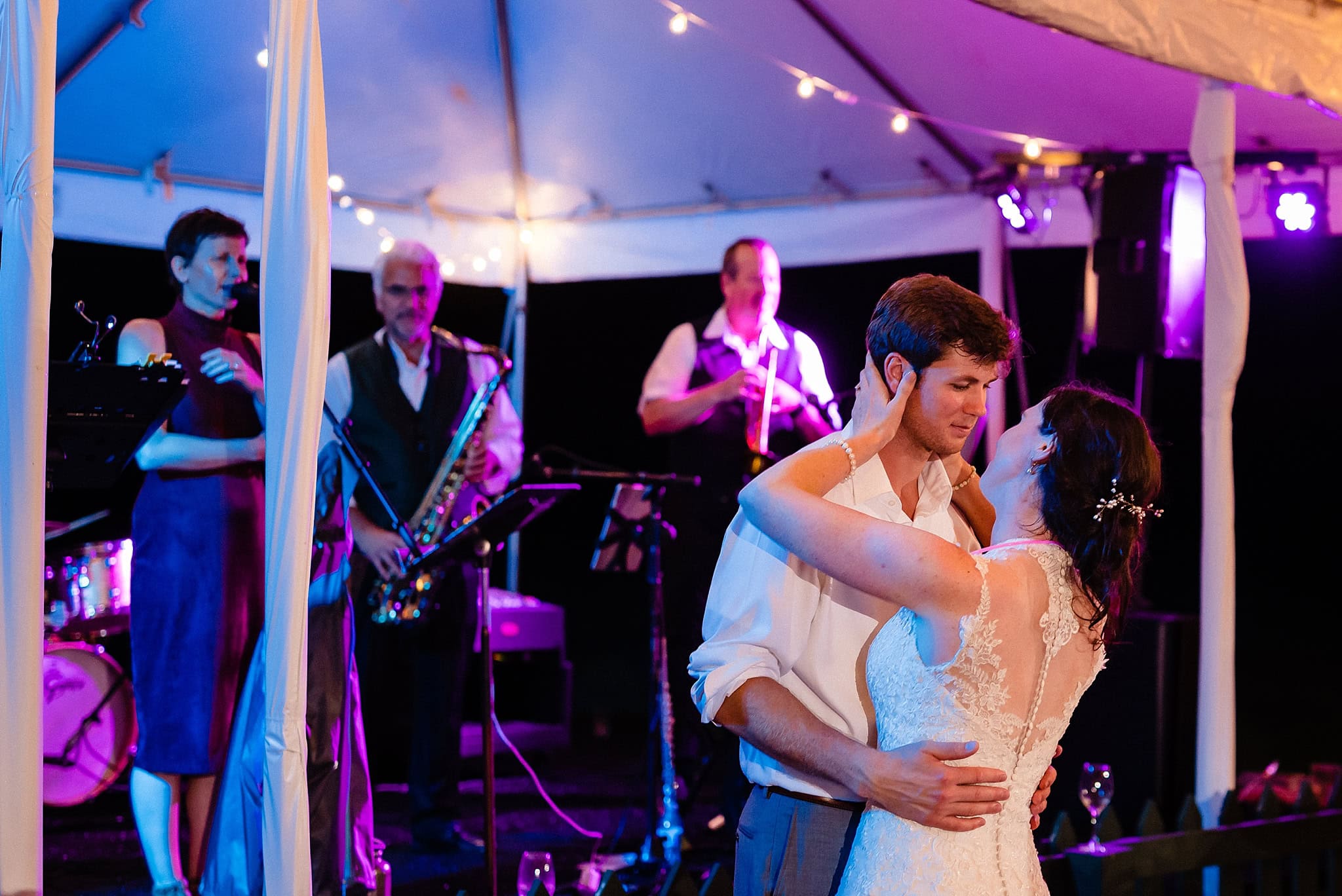 Carolina Outdoor Wedding, Tented Wedding Reception