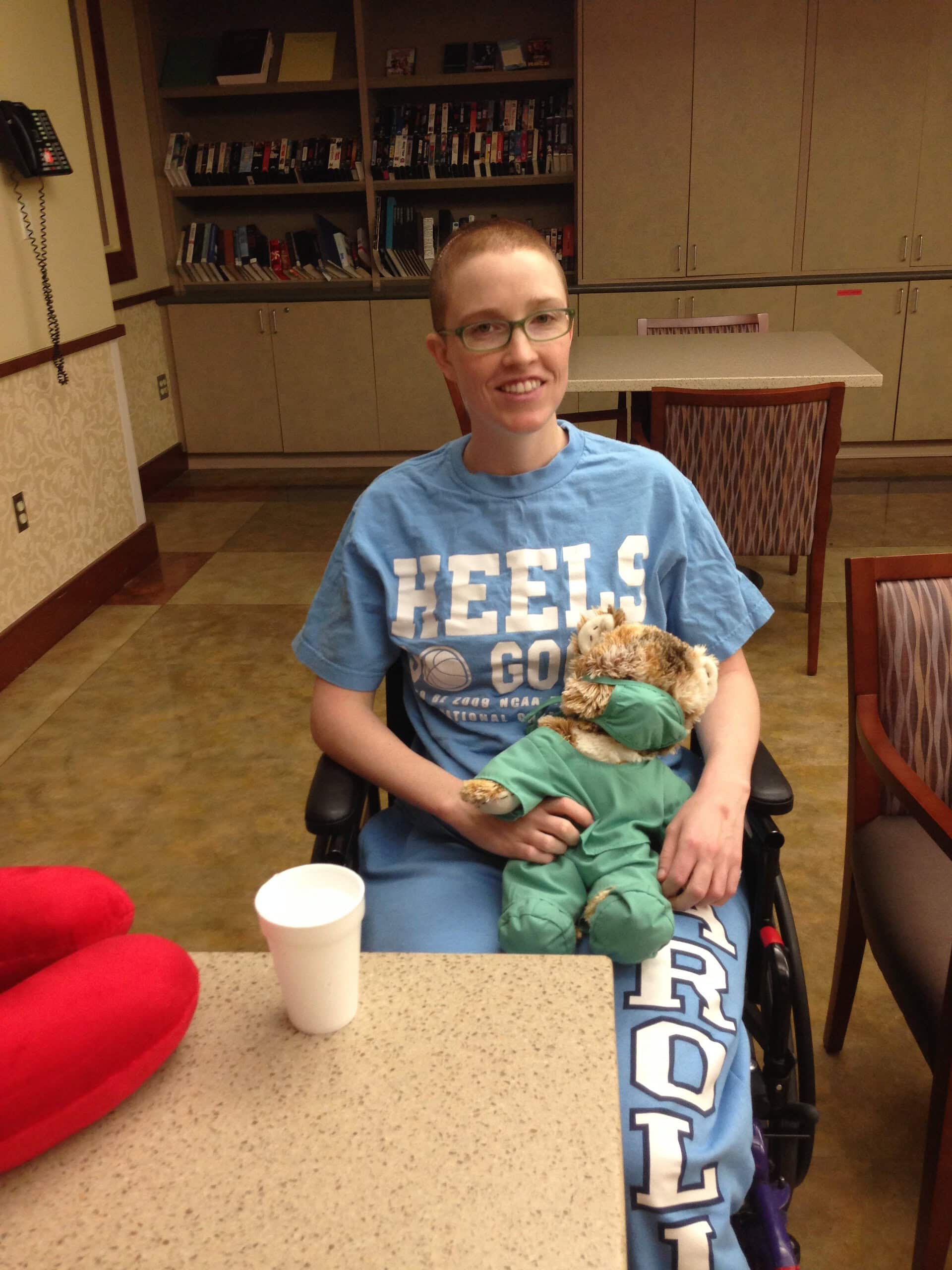 A little thing like brain surgery is *not* going to get in the way of me cheering for my Heels in March.