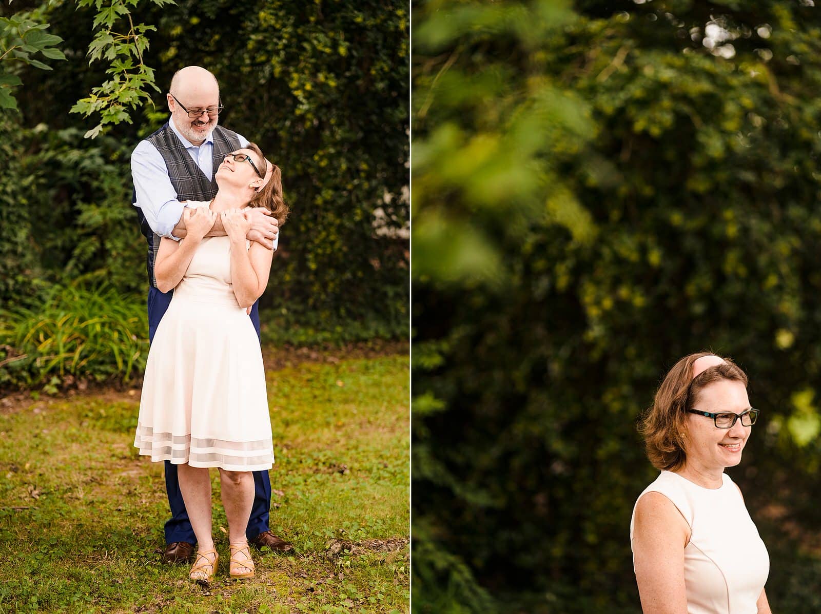 Wedding style inspiration for a casual backyard wedding