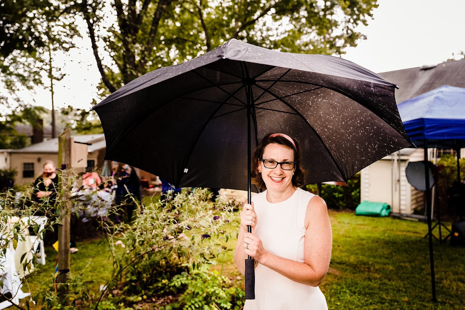 Rain on your wedding day is good luck!!