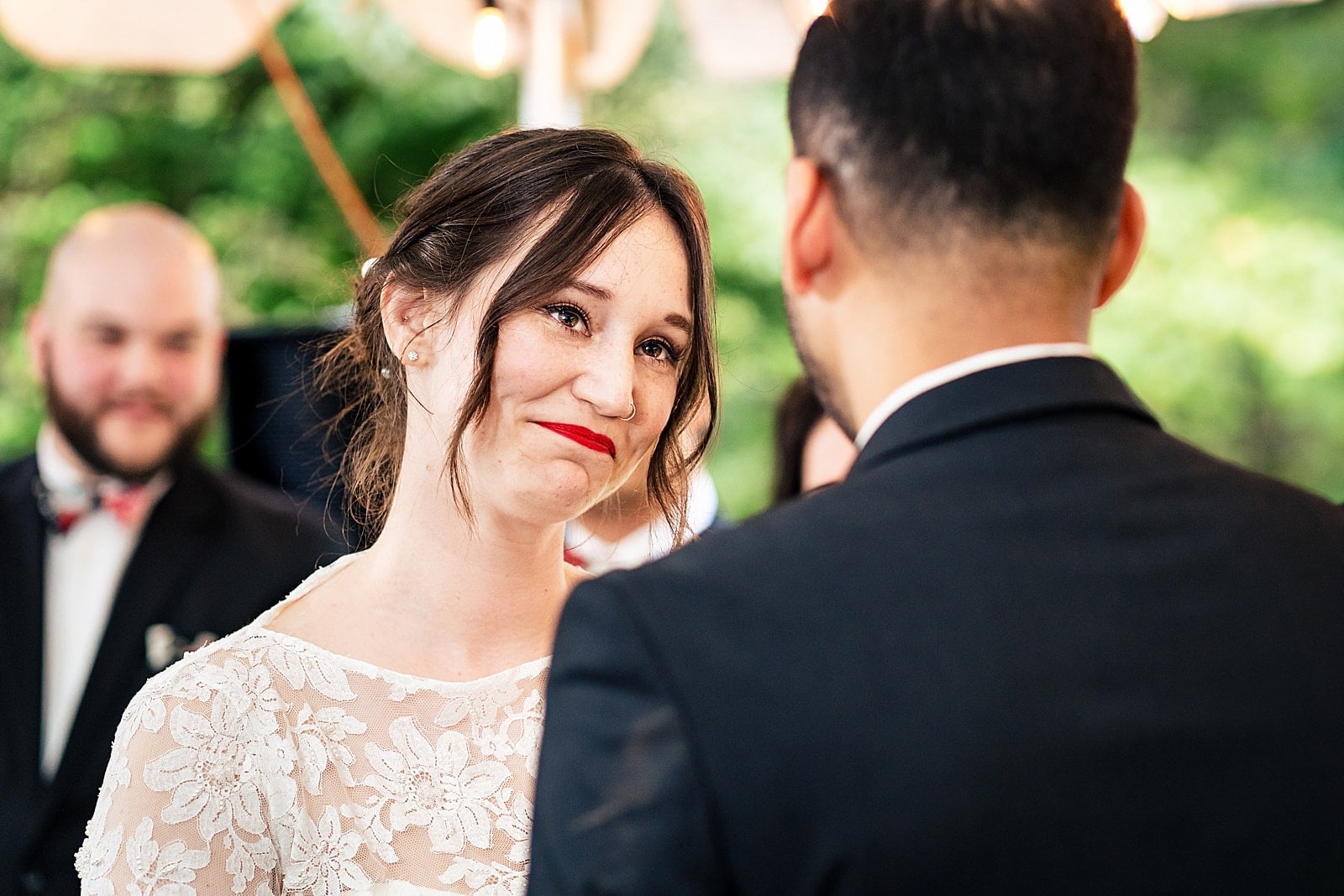 we love an emotional wedding ceremony