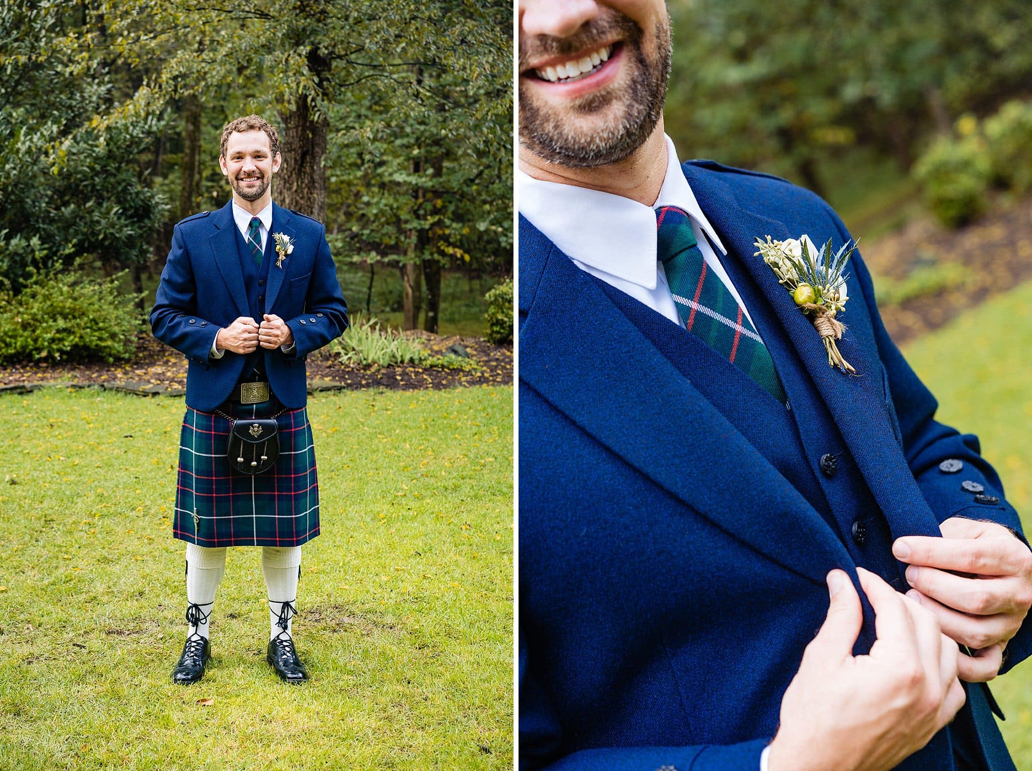 Chapel Hill Carriage House Wedding, Scottish Wedding