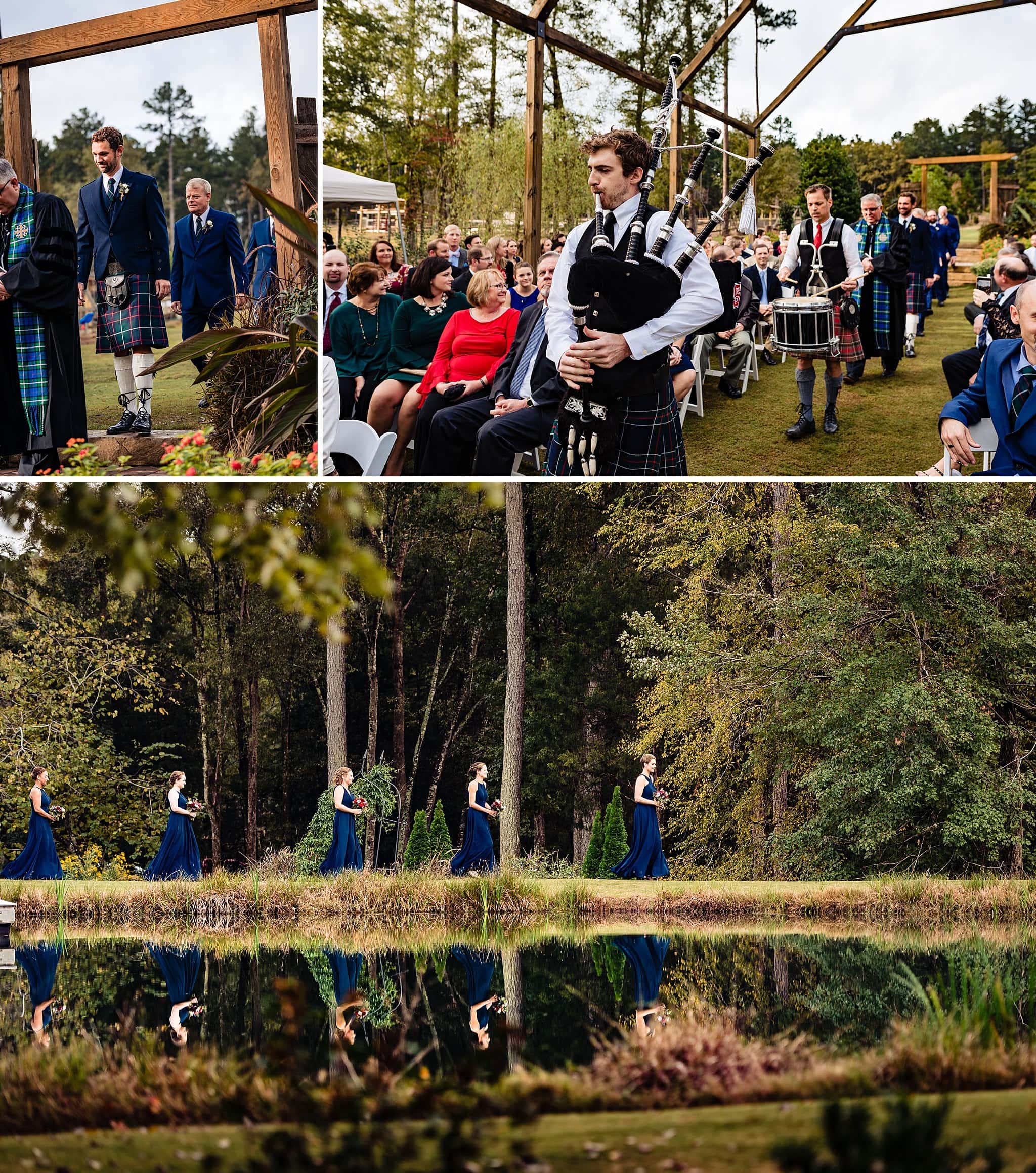 Chapel Hill Carriage House Wedding, Scottish Wedding