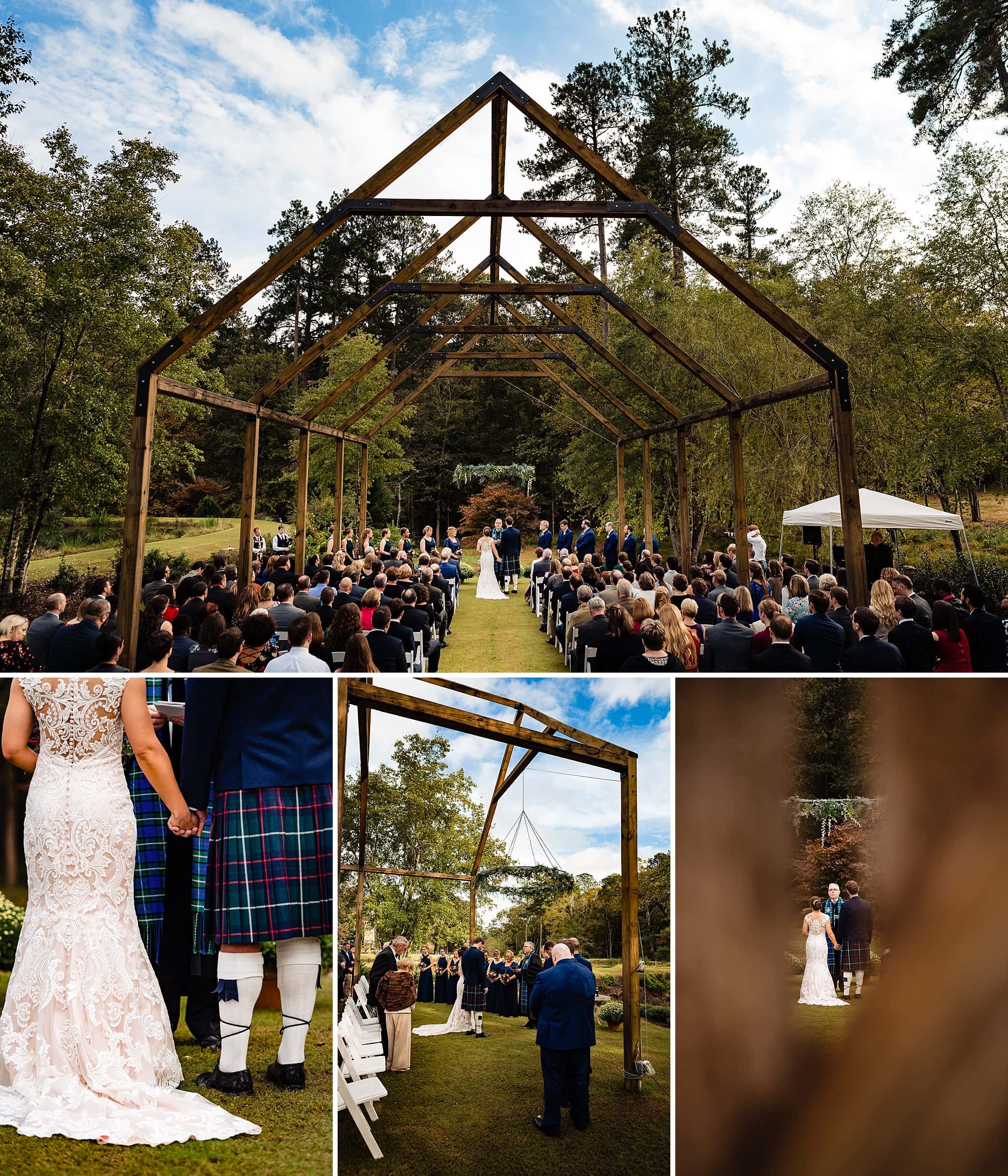 Chapel Hill Carriage House Wedding, Scottish Wedding