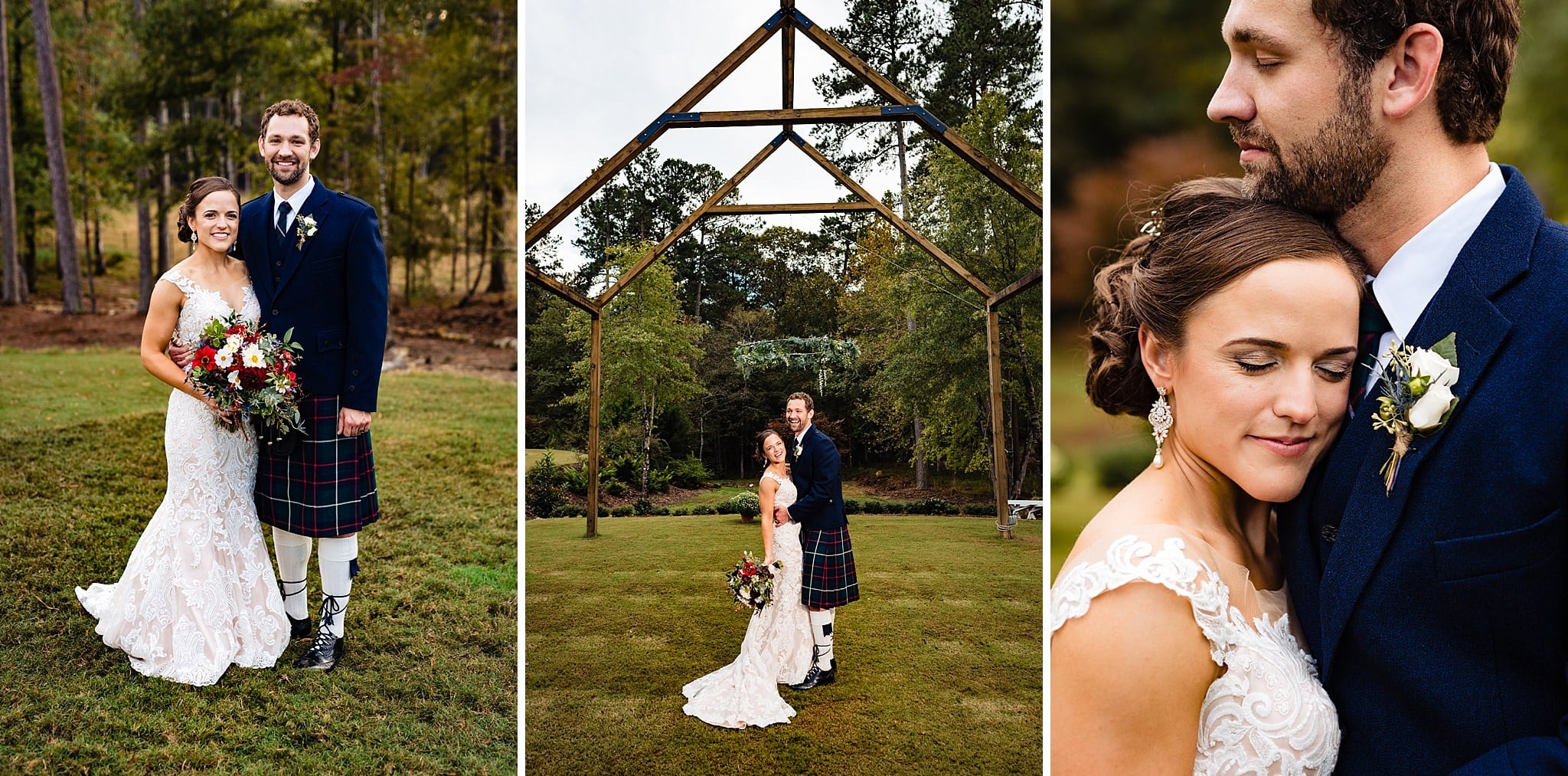 Chapel Hill Carriage House Wedding, Scottish Wedding