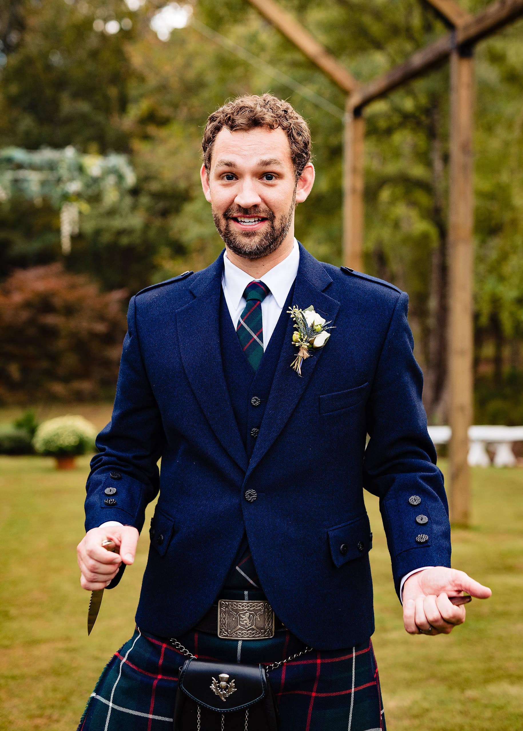 Chapel Hill Carriage House Wedding, Scottish Wedding