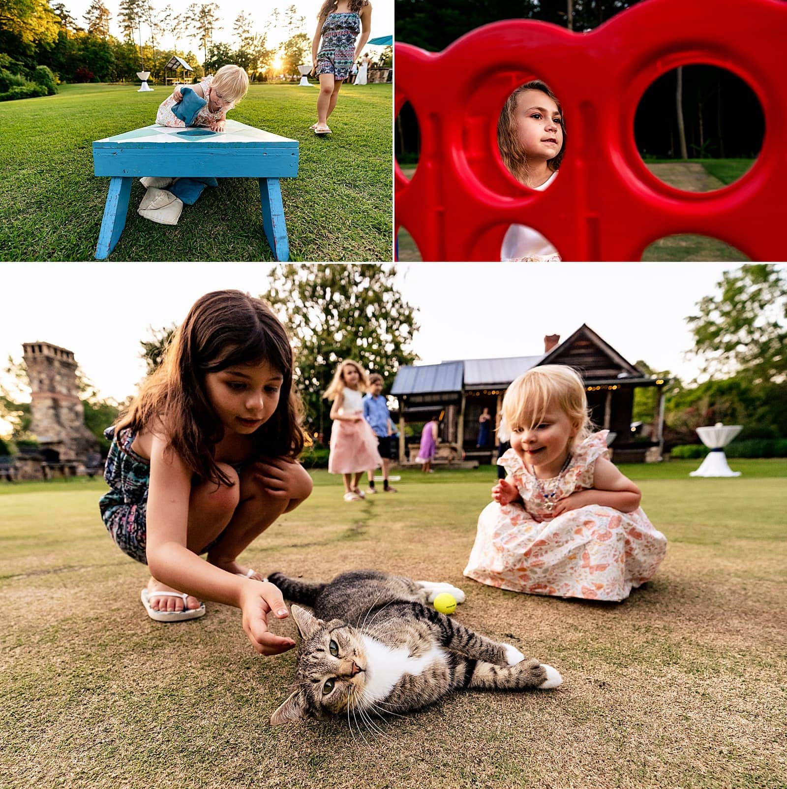 cocktail hour games are a great wedding add-on | photos by Kivus & Camera