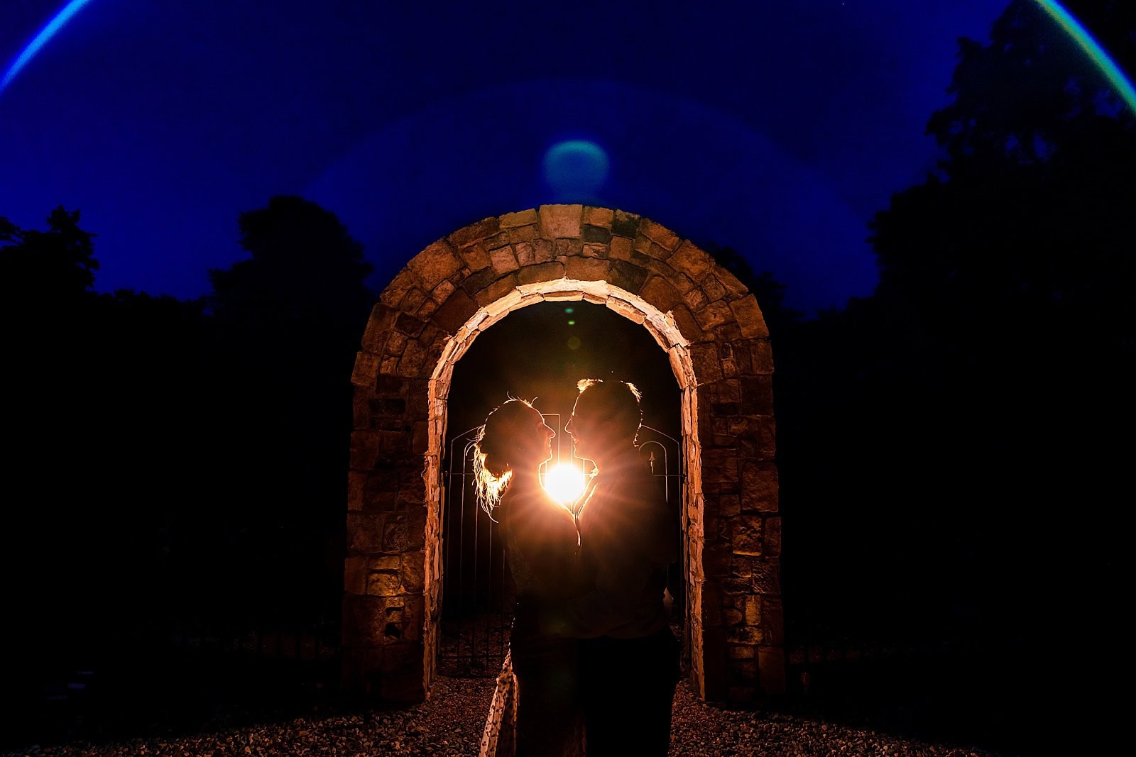 after dark wedding photos by Chapel Hill Wedding Photographers Kivus & Camera
