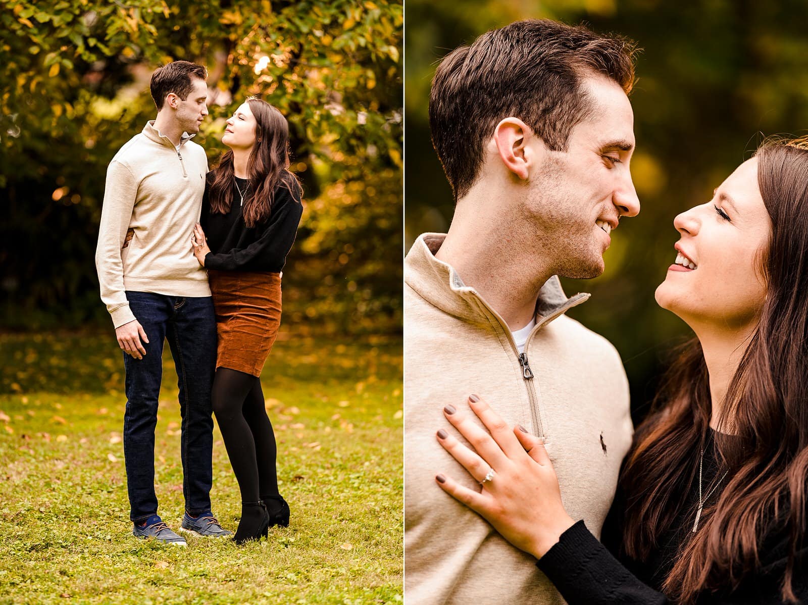 Fall engagement photo inspiration