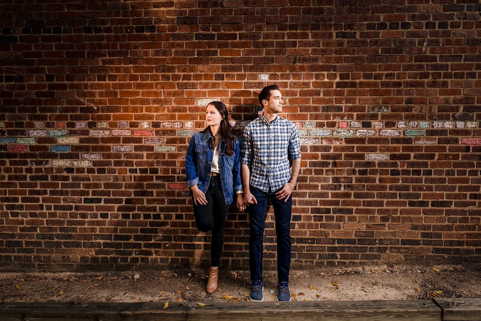 Chapel Hill engagement photos on Franklin Street