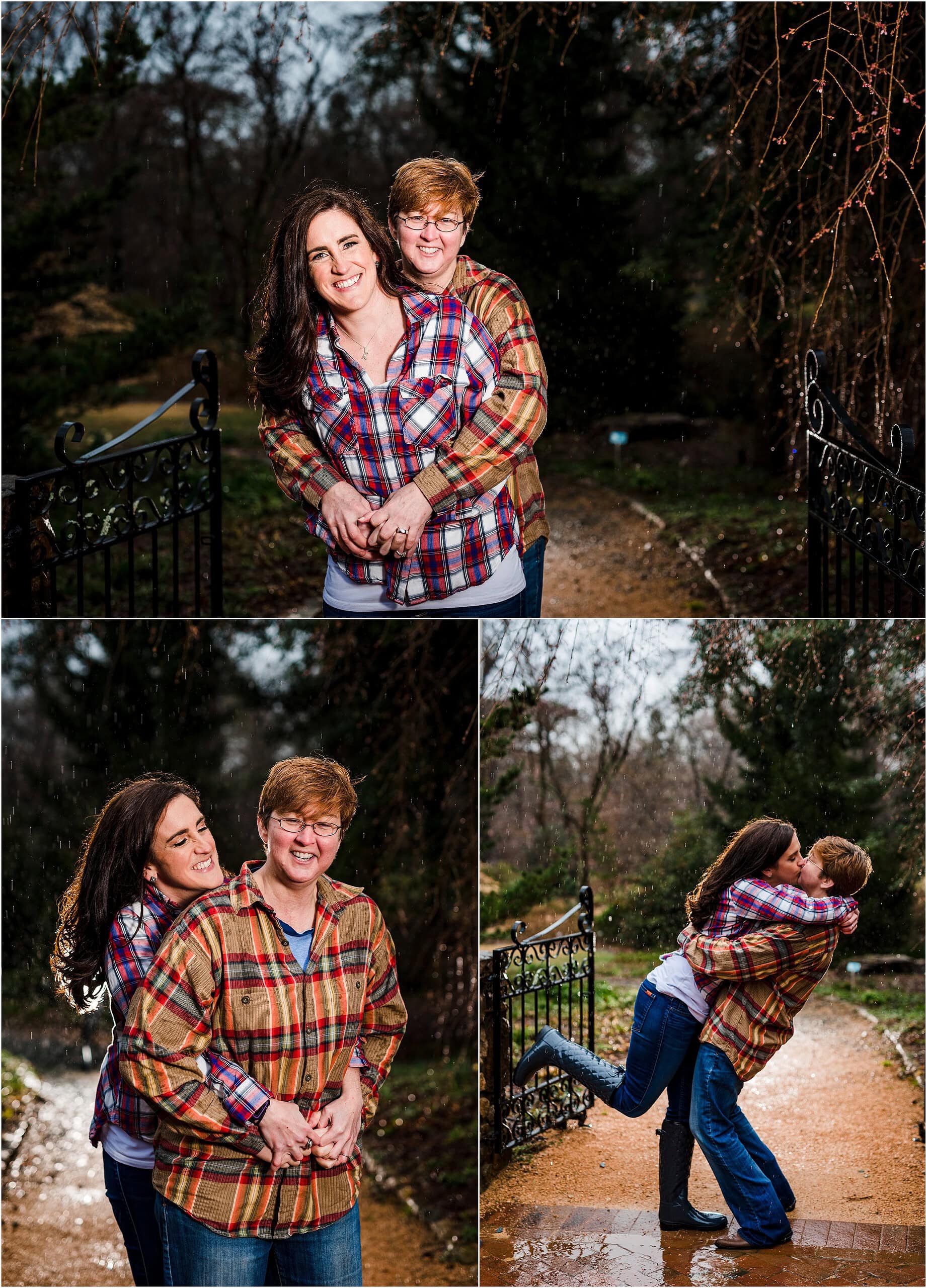Chapel Hill Engagement Session - same-sex couple