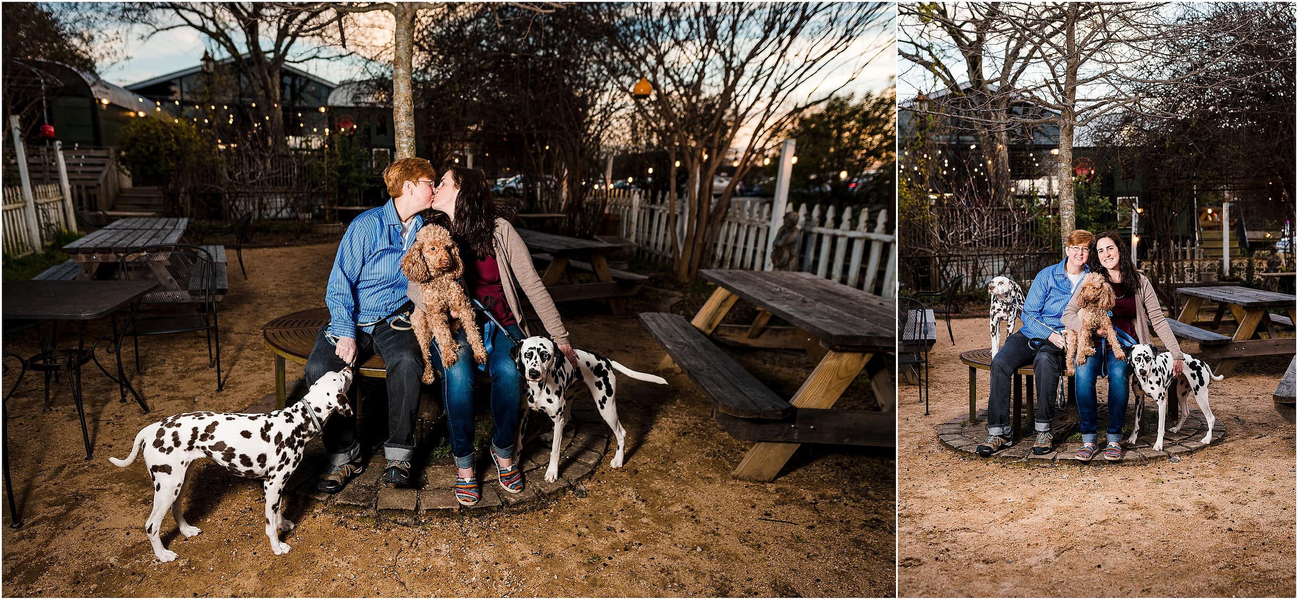 Chapel Hill Engagement Session - same-sex couple