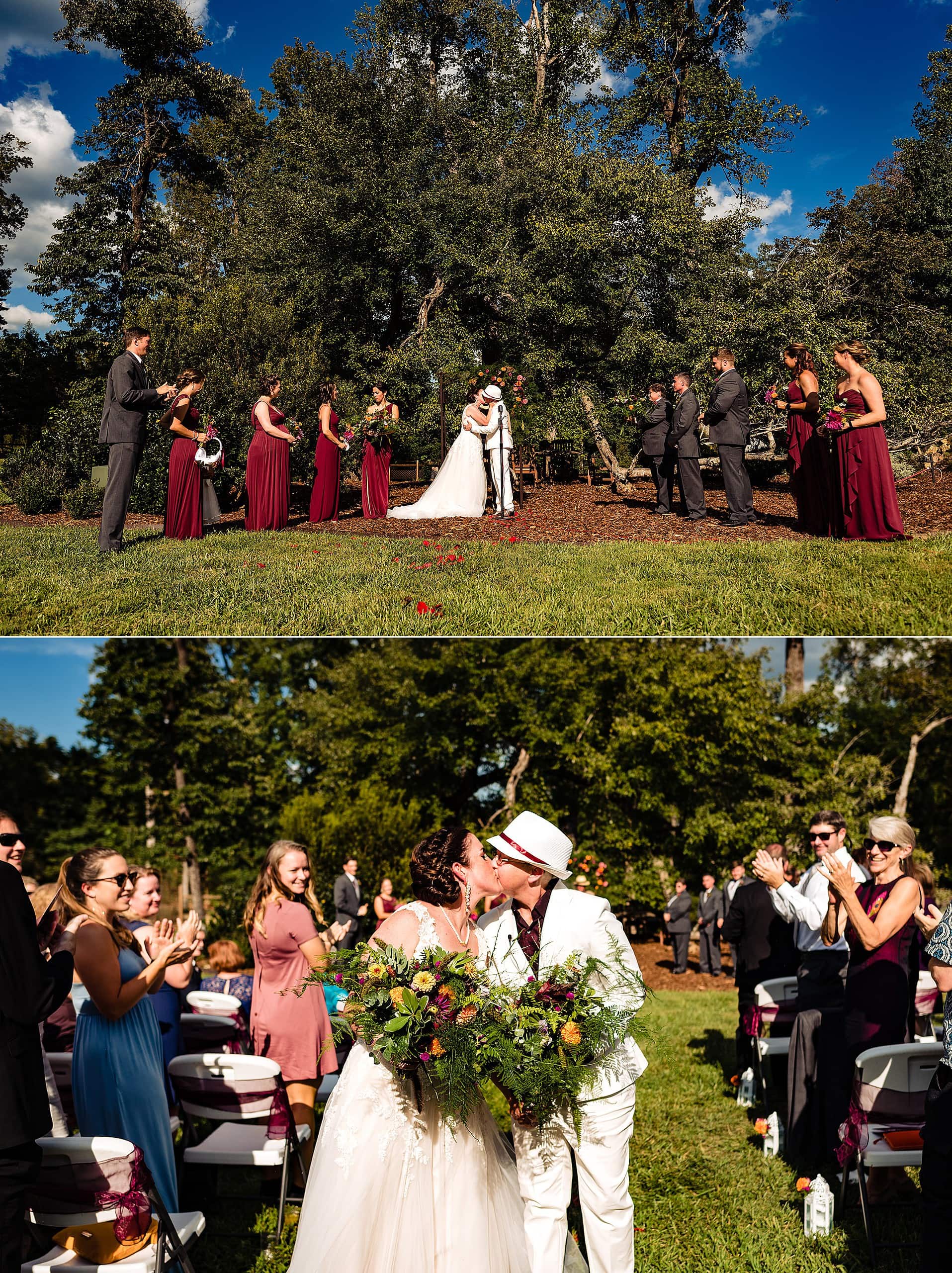 Chapel Hill Wedding, Chapel Hill Wedding Photographers, NC LGBT Wedding, North Carolina Wedding, North Carolina Wedding Photographers, private home wedding, Purple wedding details, Same Sex Wedding Photographers, Same-sex wedding, Two Brides | kivusandcamera.com