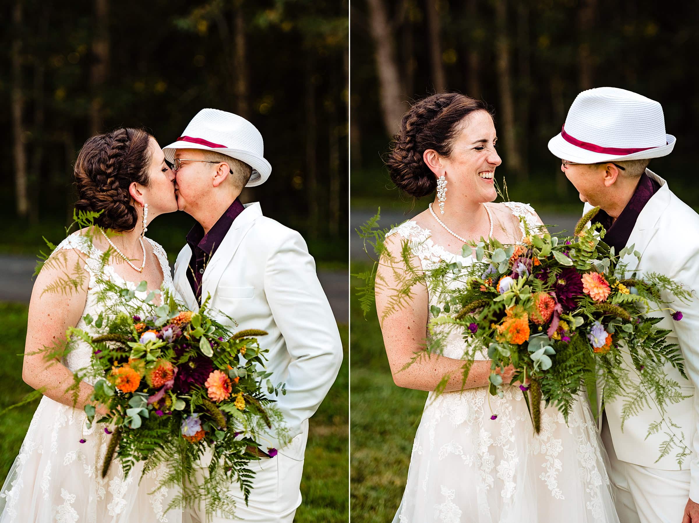 Chapel Hill Wedding, Chapel Hill Wedding Photographers, NC LGBT Wedding, North Carolina Wedding, North Carolina Wedding Photographers, private home wedding, Purple wedding details, Same Sex Wedding Photographers, Same-sex wedding, Two Brides | kivusandcamera.com