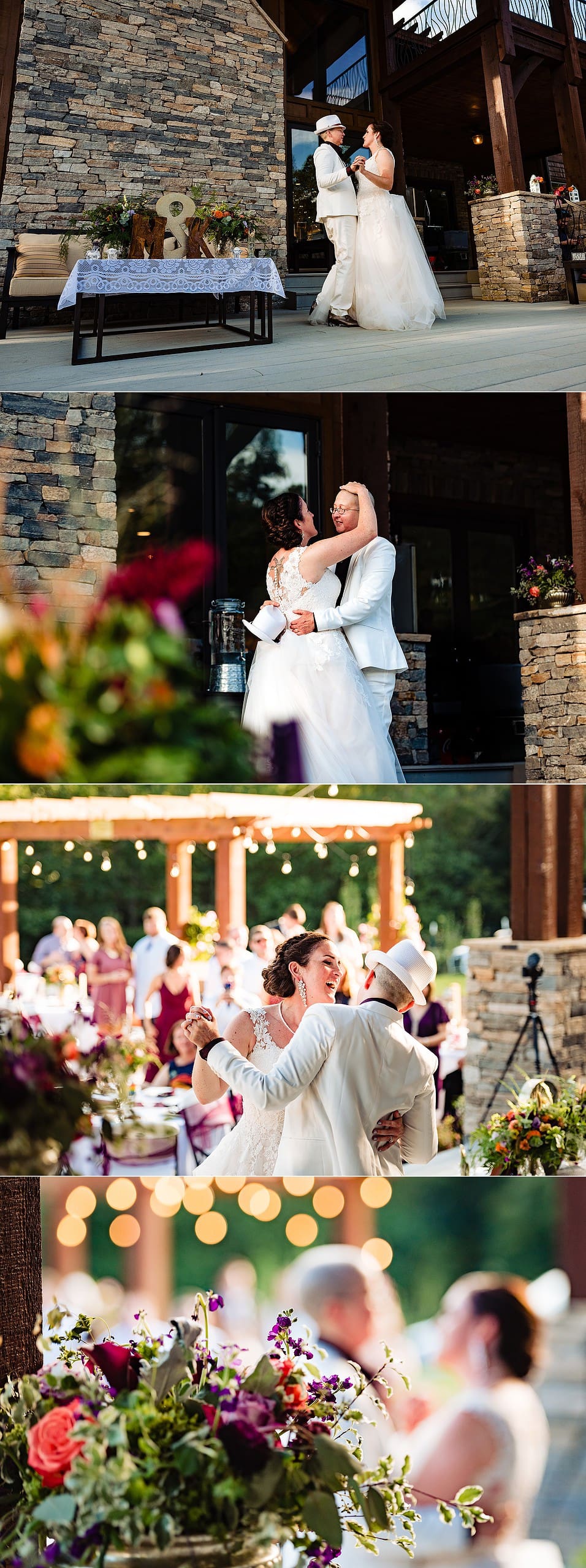 Chapel Hill Wedding, Chapel Hill Wedding Photographers, NC LGBT Wedding, North Carolina Wedding, North Carolina Wedding Photographers, private home wedding, Purple wedding details, Same Sex Wedding Photographers, Same-sex wedding, Two Brides | kivusandcamera.com