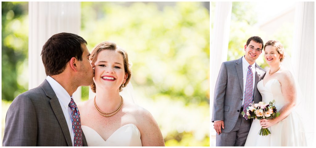 bride and groom portraits