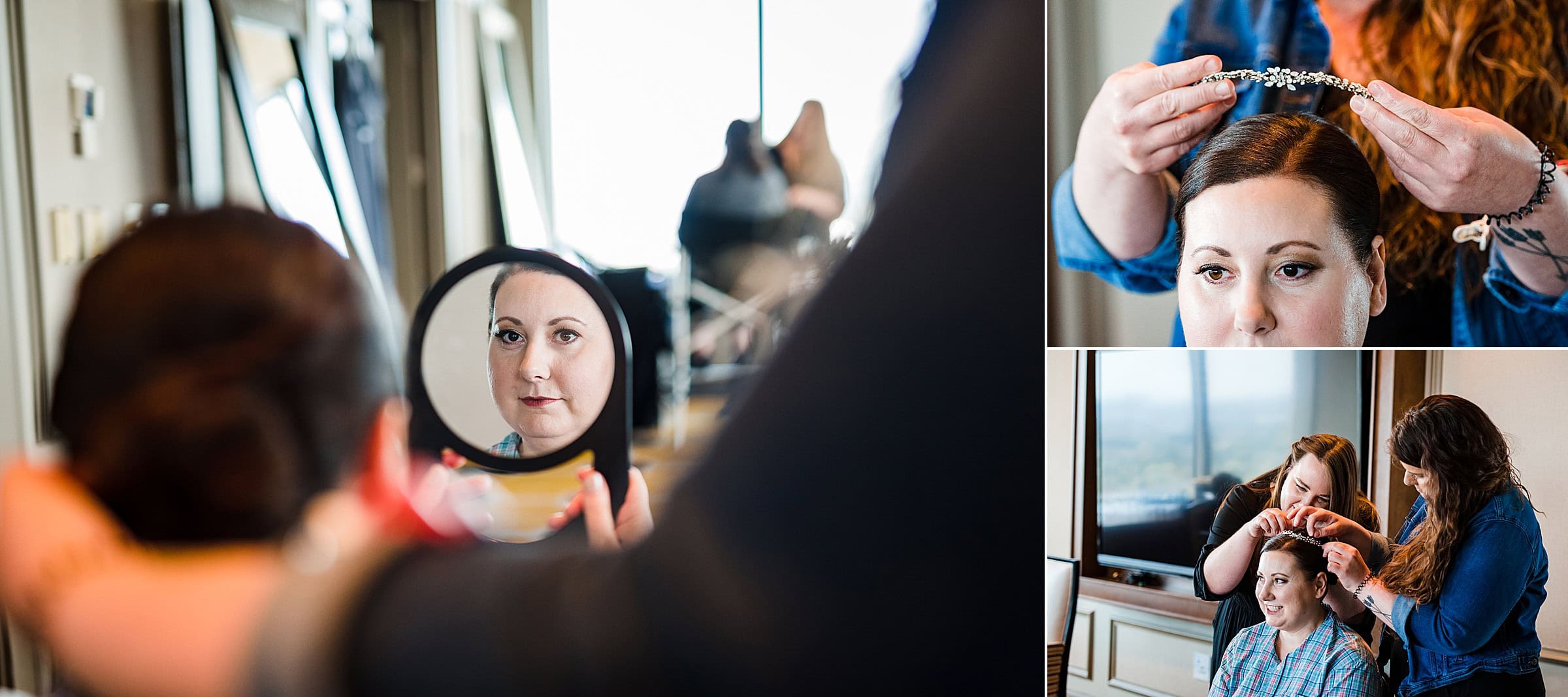 Bride Prep City Club Wedding