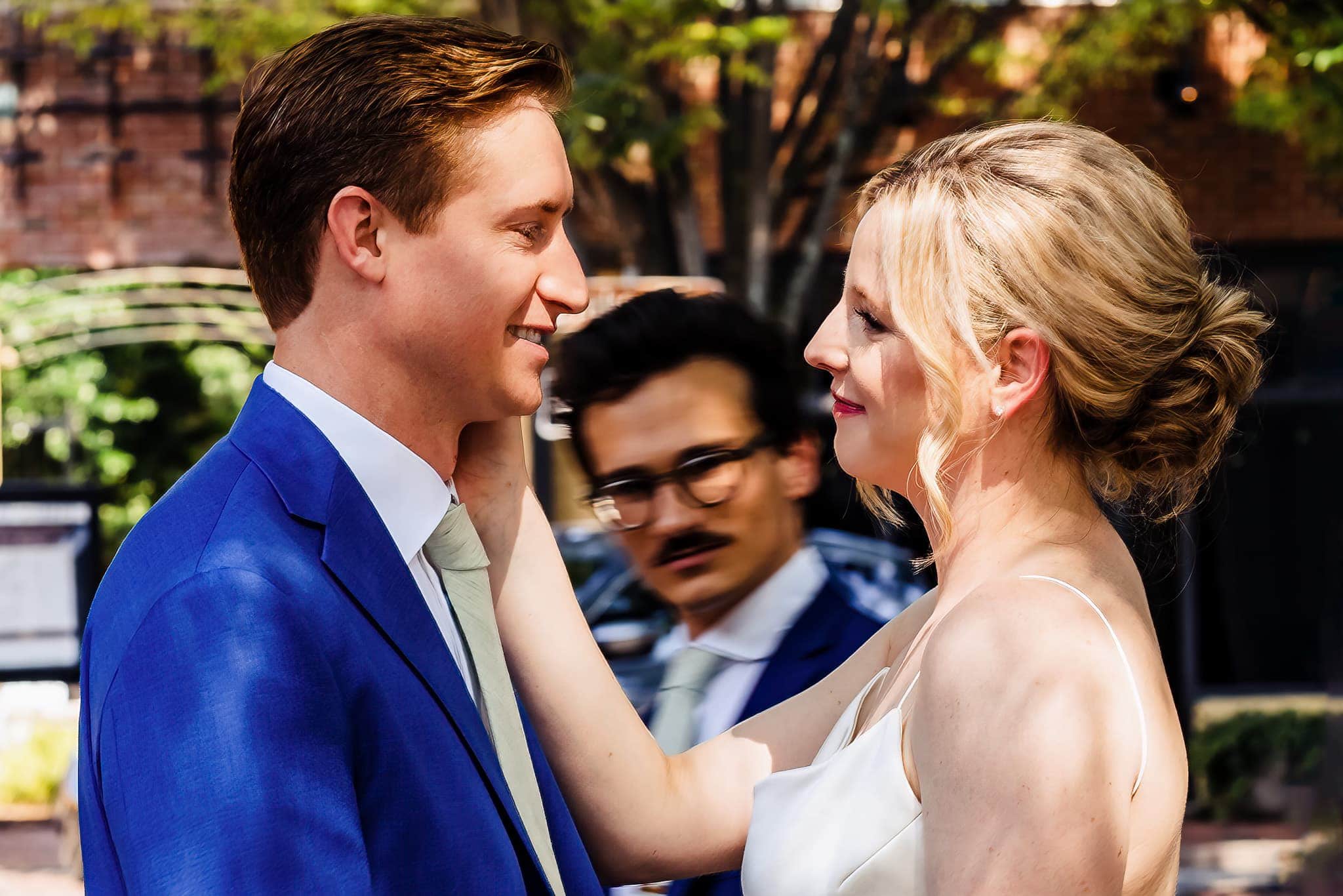 Best man photobombs bride and groom | photo by Kivus & Camera
