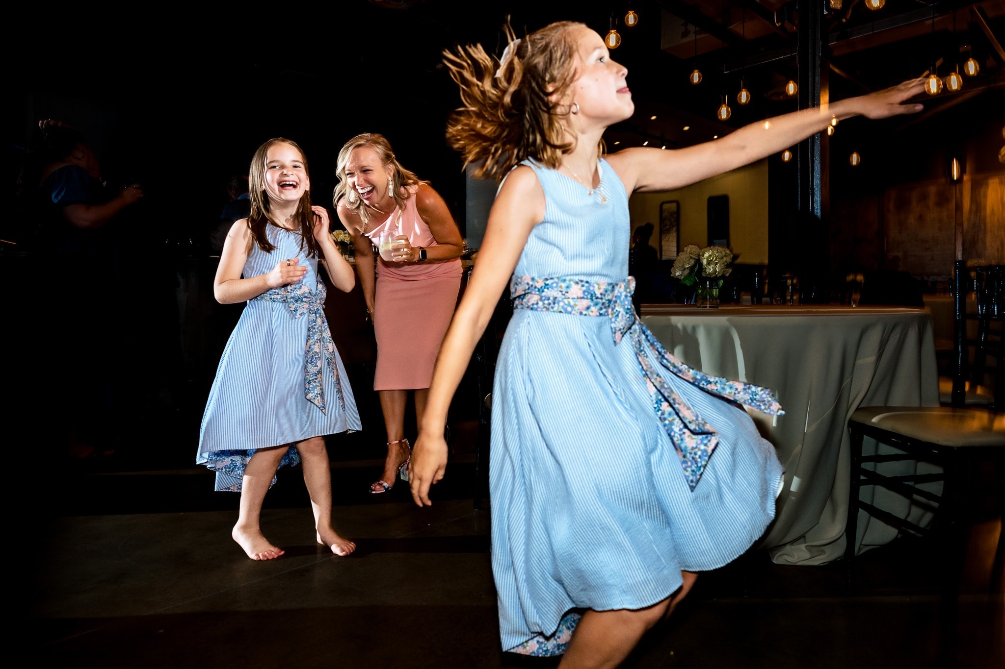 wedding reception dance floor at The Grove at City Market | photo by Kivus & Camera
