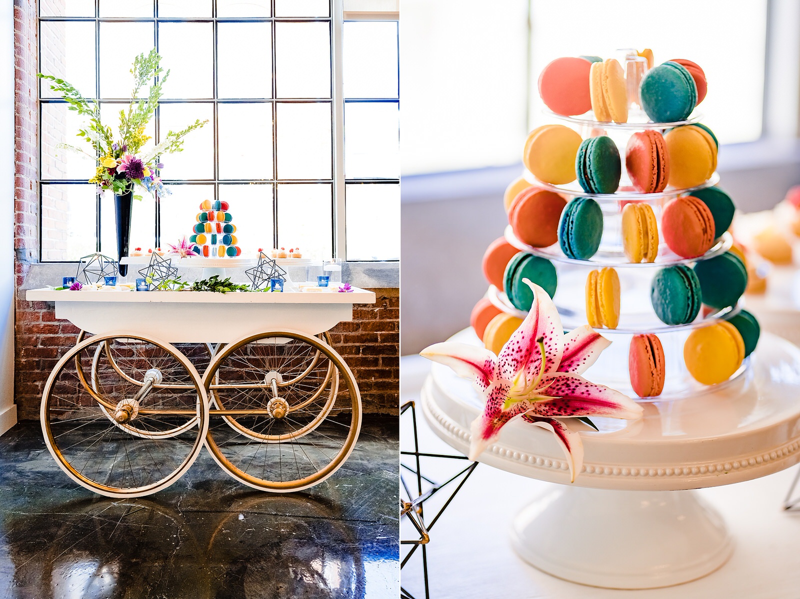 Dessert table filled with treats from Sugar Euphoria