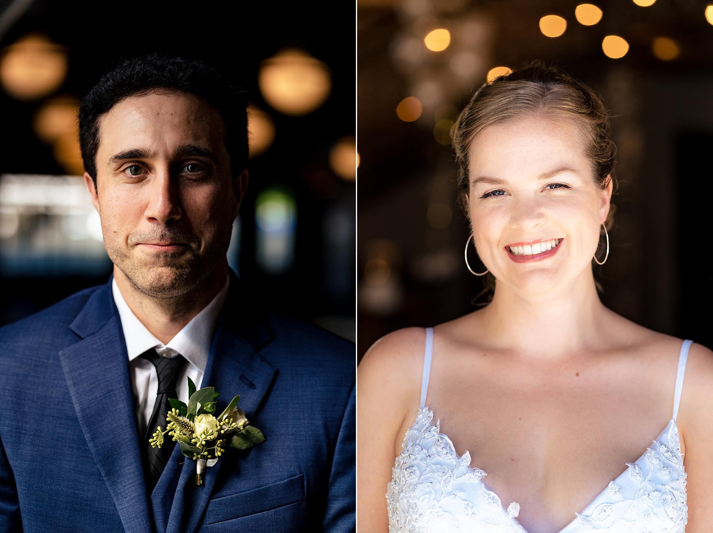beautiful wedding portraits at Durham Cookery wedding