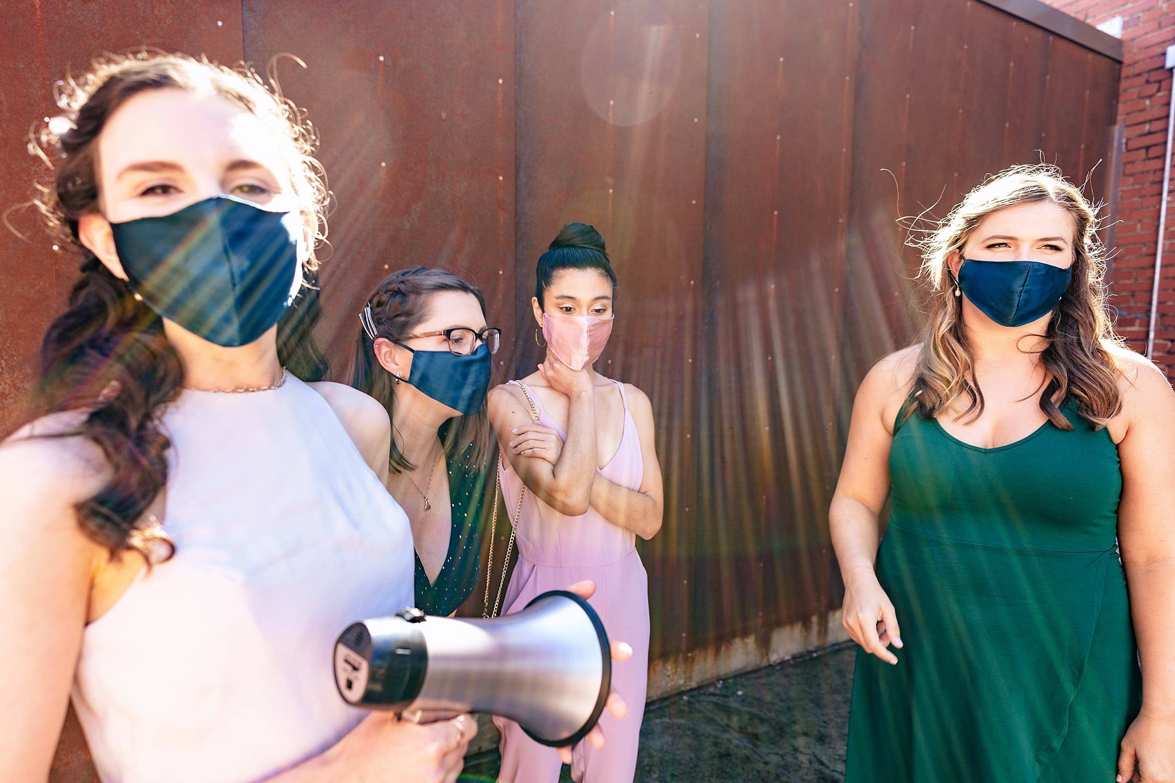 This wedding was like a staged play