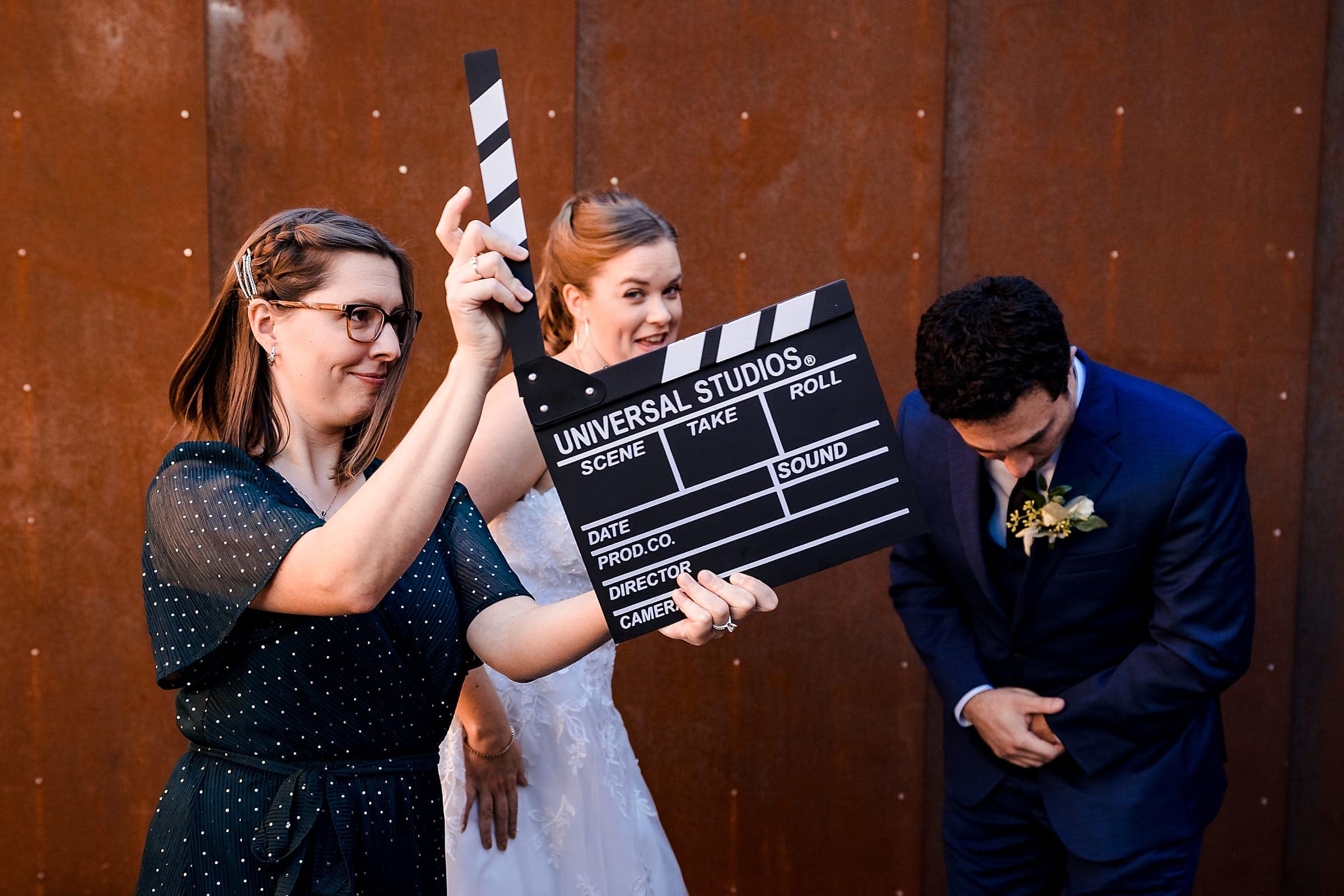 This wedding was like a staged play