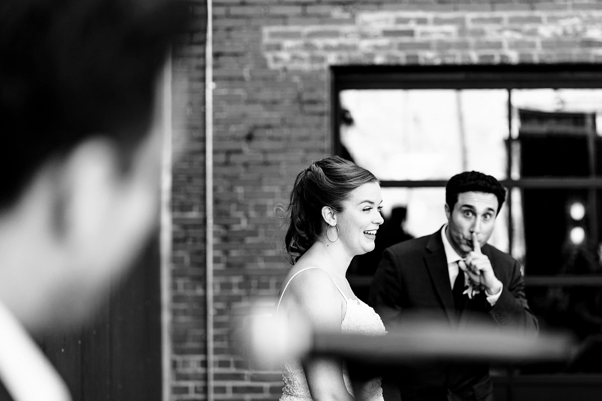 This wedding was like a staged play