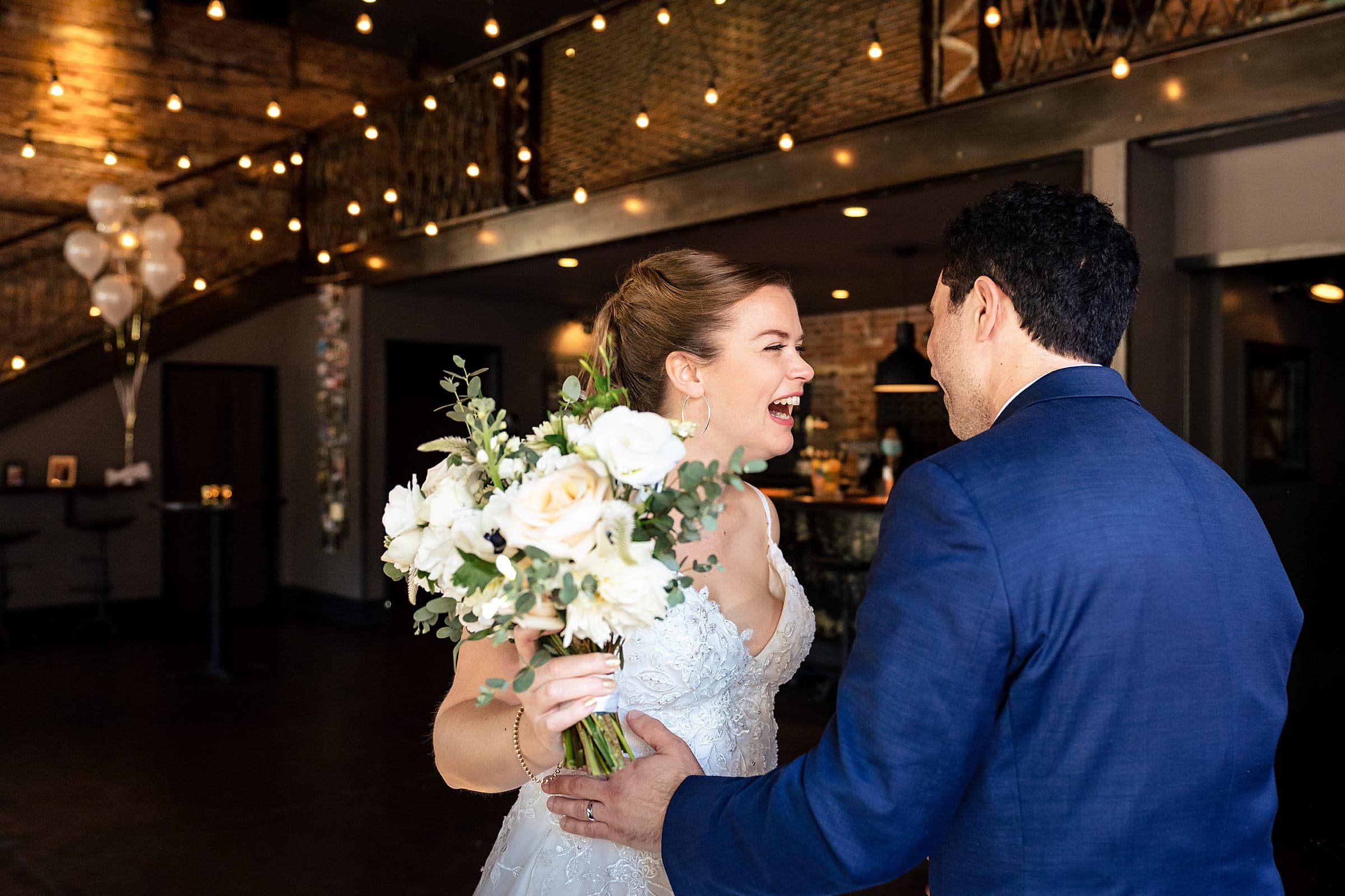 the pure joy after the wedding ceremony is over