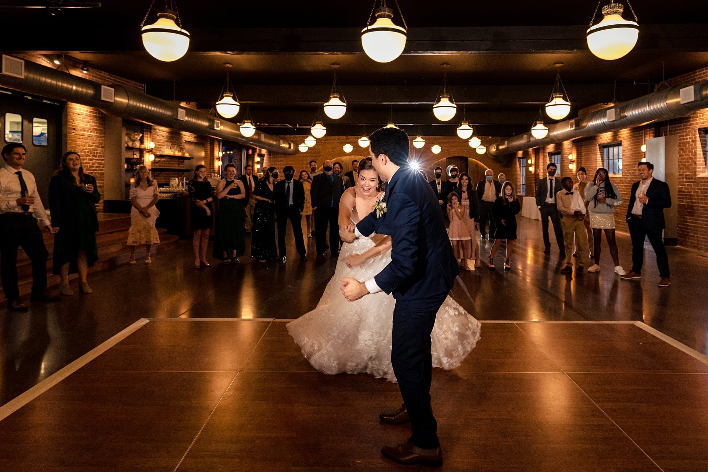 first dance at durham cookery wedding