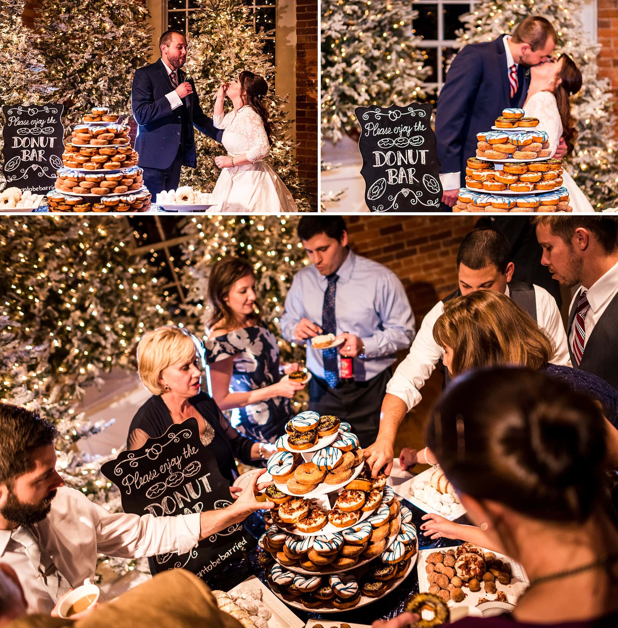 Duck donuts at wedding