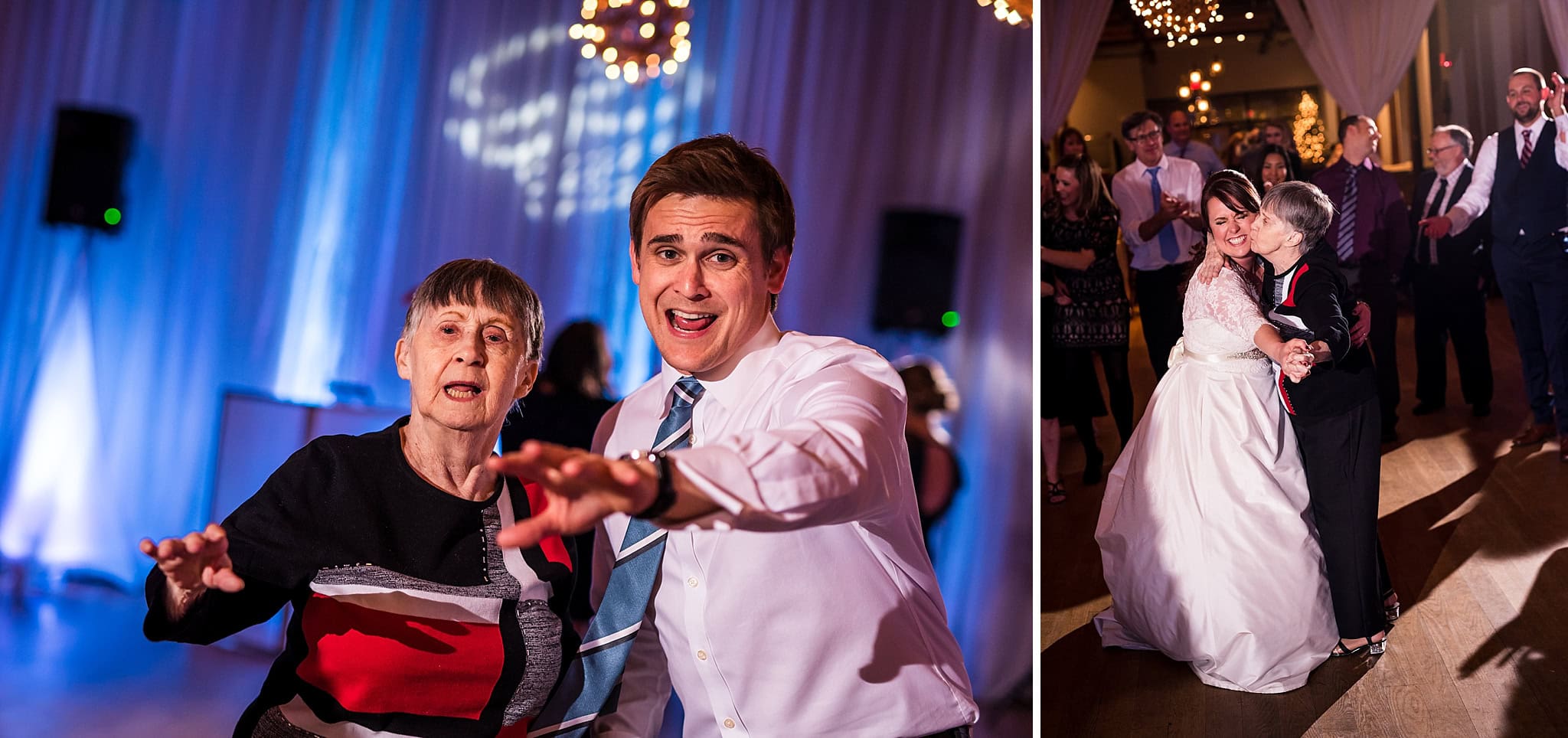 Grandma cutting up dance floor