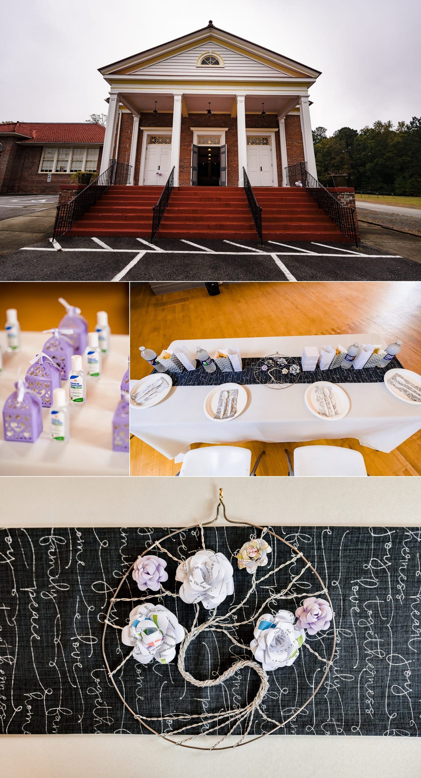 Covid wedding DIY decor