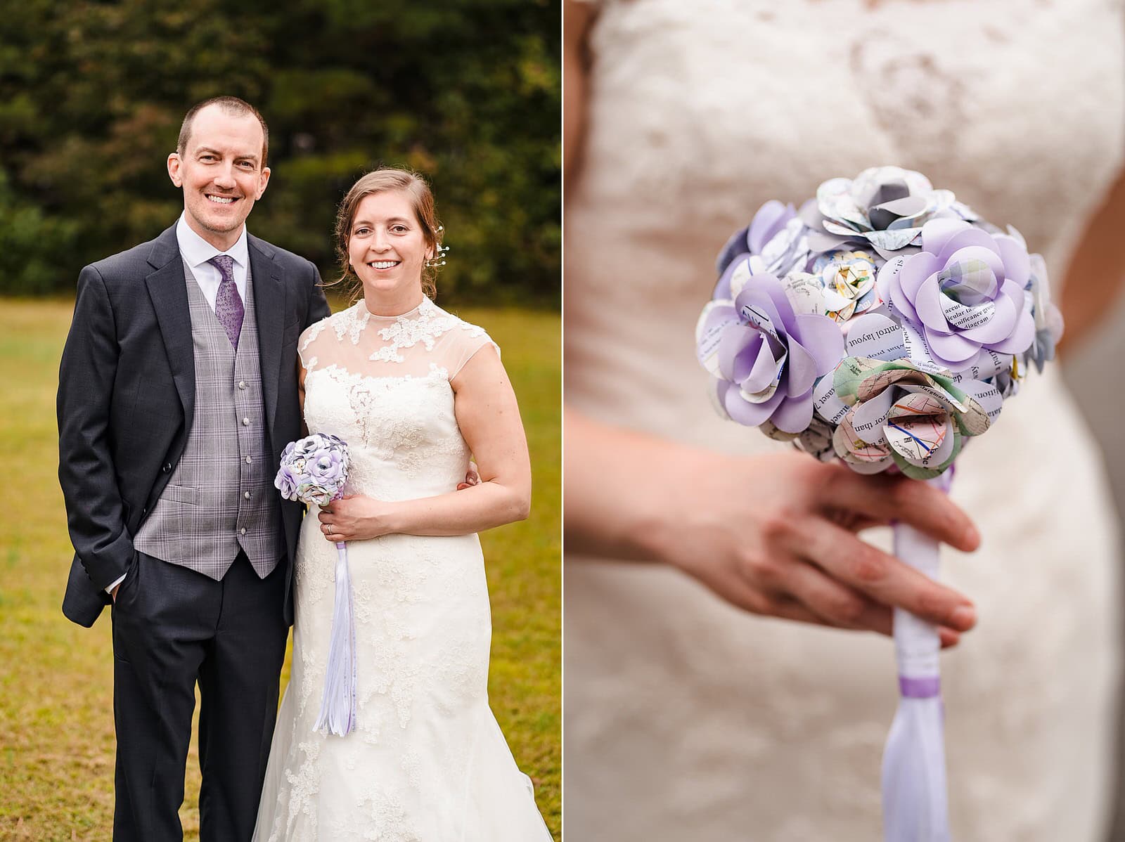 Paper flowers bouquet