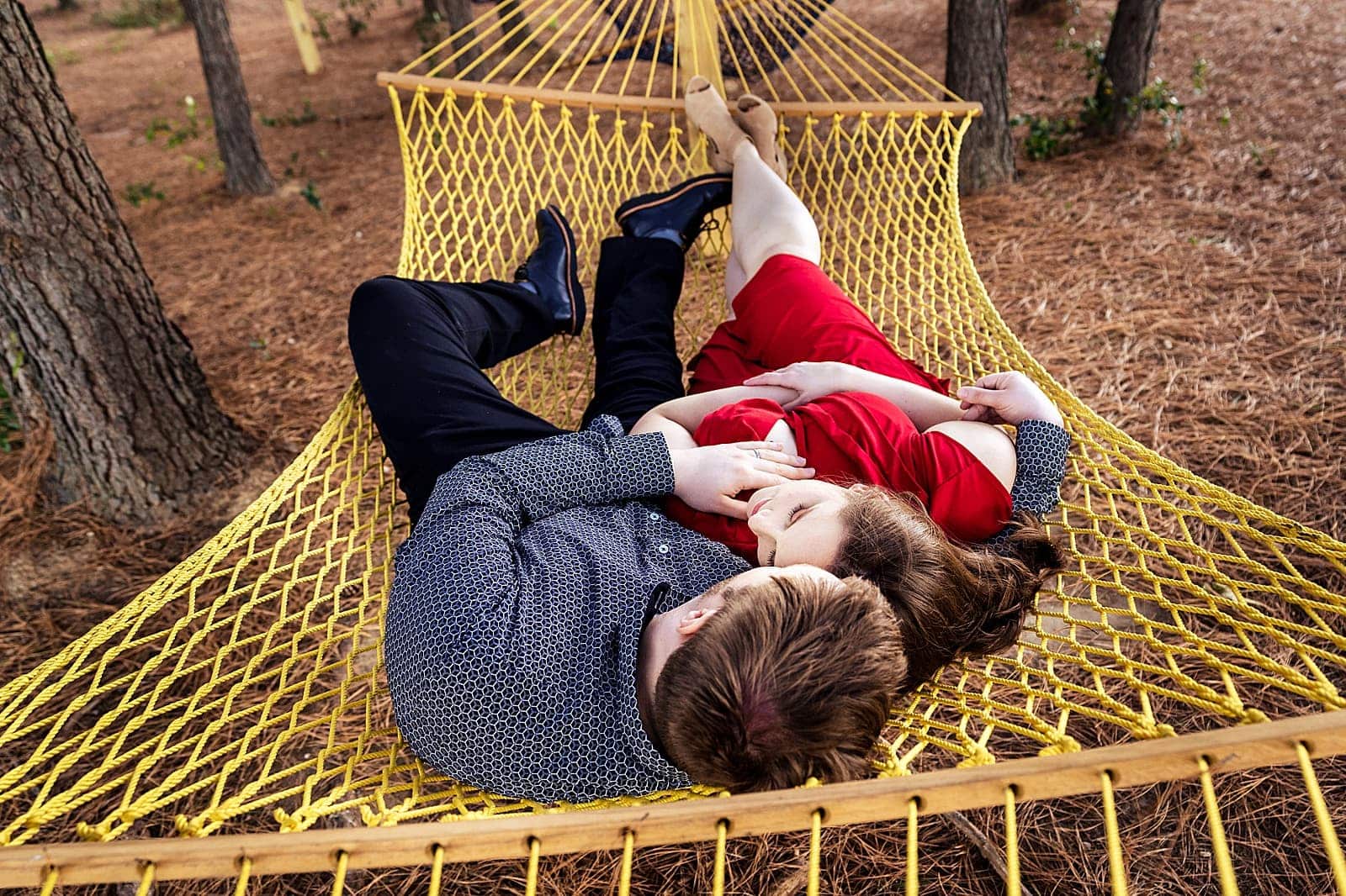 have a hammock at your engagement session!