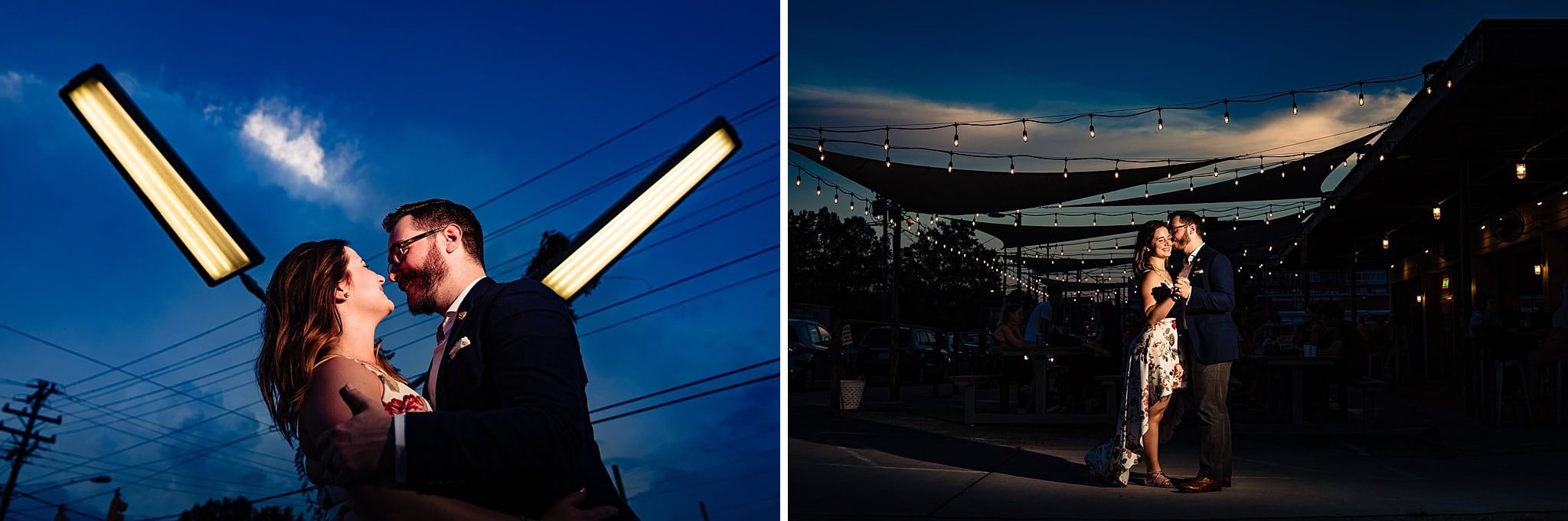MagMod Portraits, Downtown Durham Engagement, Downtown Durham Elopement