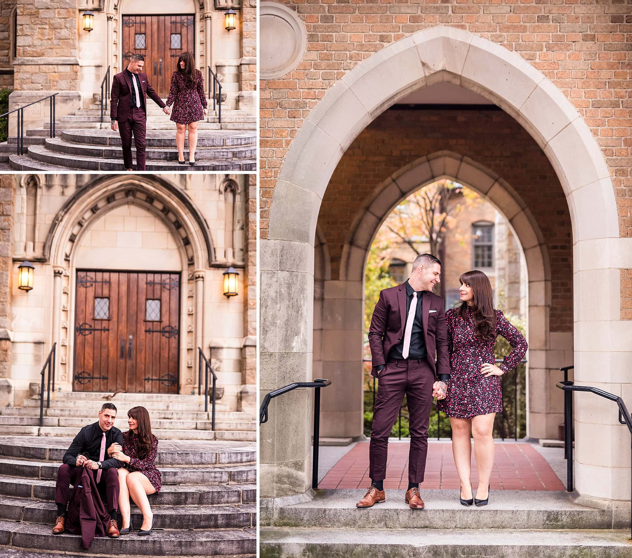 Downtown Durham Engagement Photos