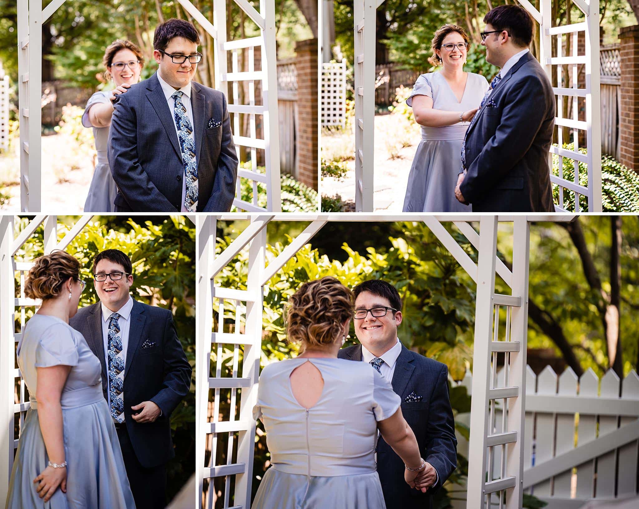 Wedding First look at house