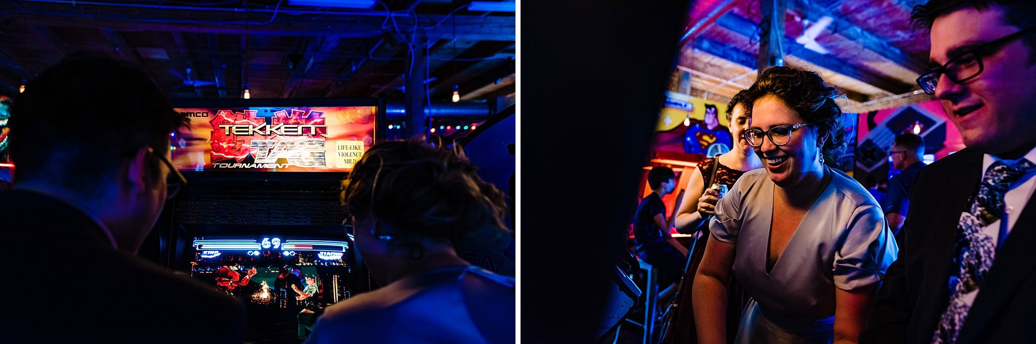 Barcade Wedding, Boxcar Raleigh, Nerdy Wedding