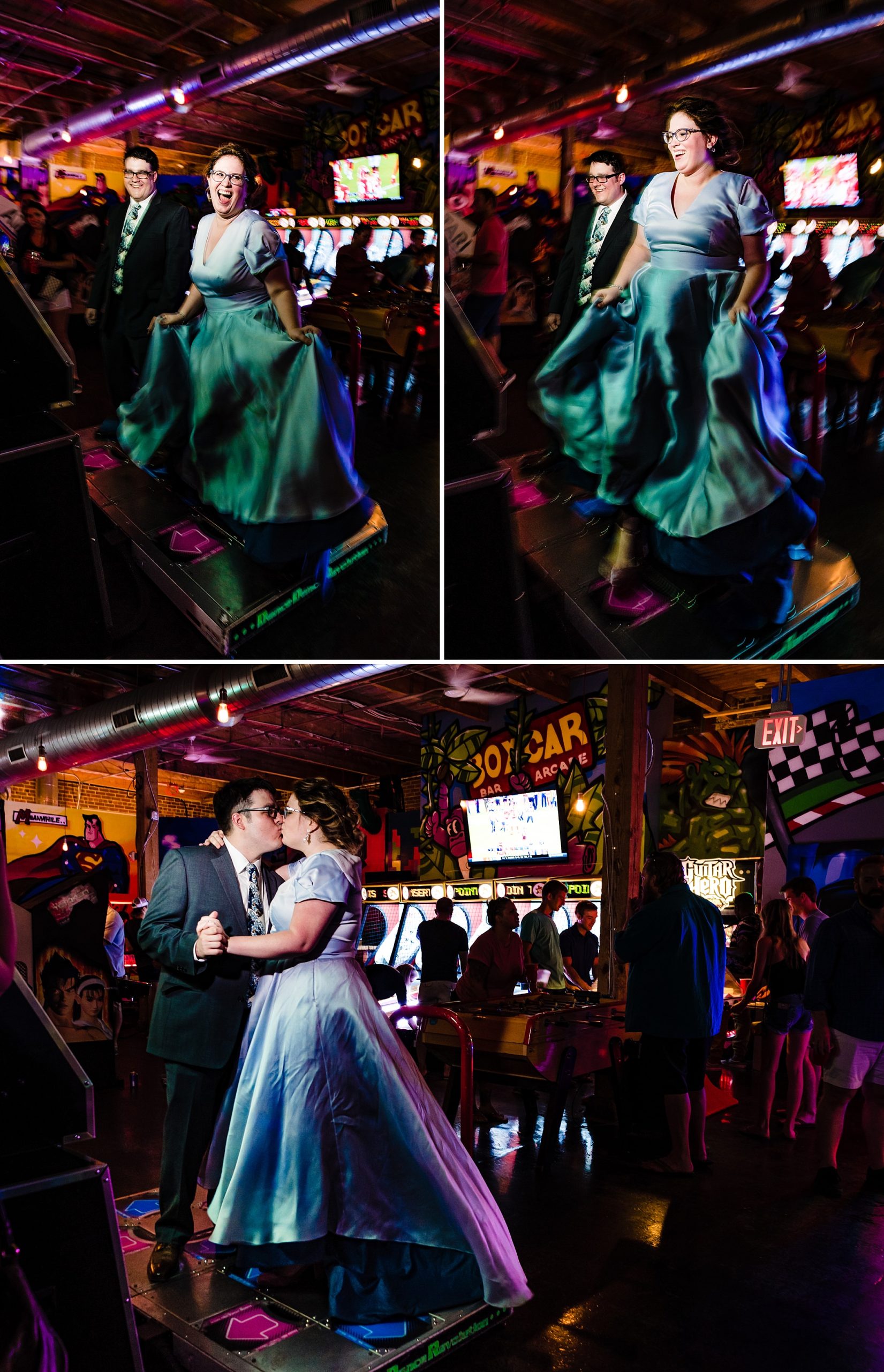 Barcade Wedding, Boxcar Raleigh, Nerdy Wedding