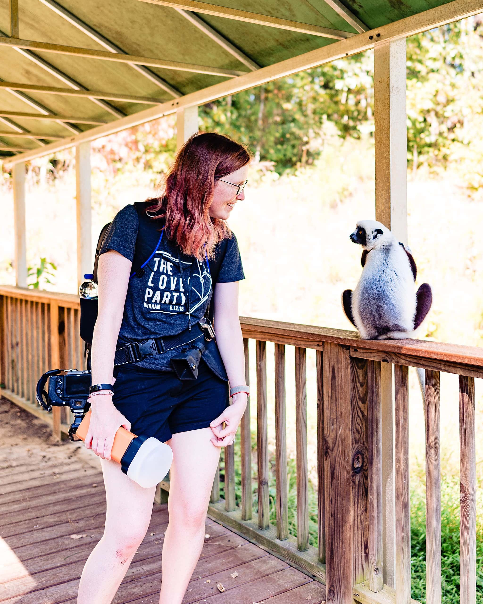Duke engagement photos, Duke Lemur Center, Duke Lemur Center Engagement, Duke Lemur Center Wedding, Durham engagement photographer, Durham Wedding photographer, Engagement photos lemurs, Fun engagement photos, kivusandcamera.com, Unique Engagement Photos
