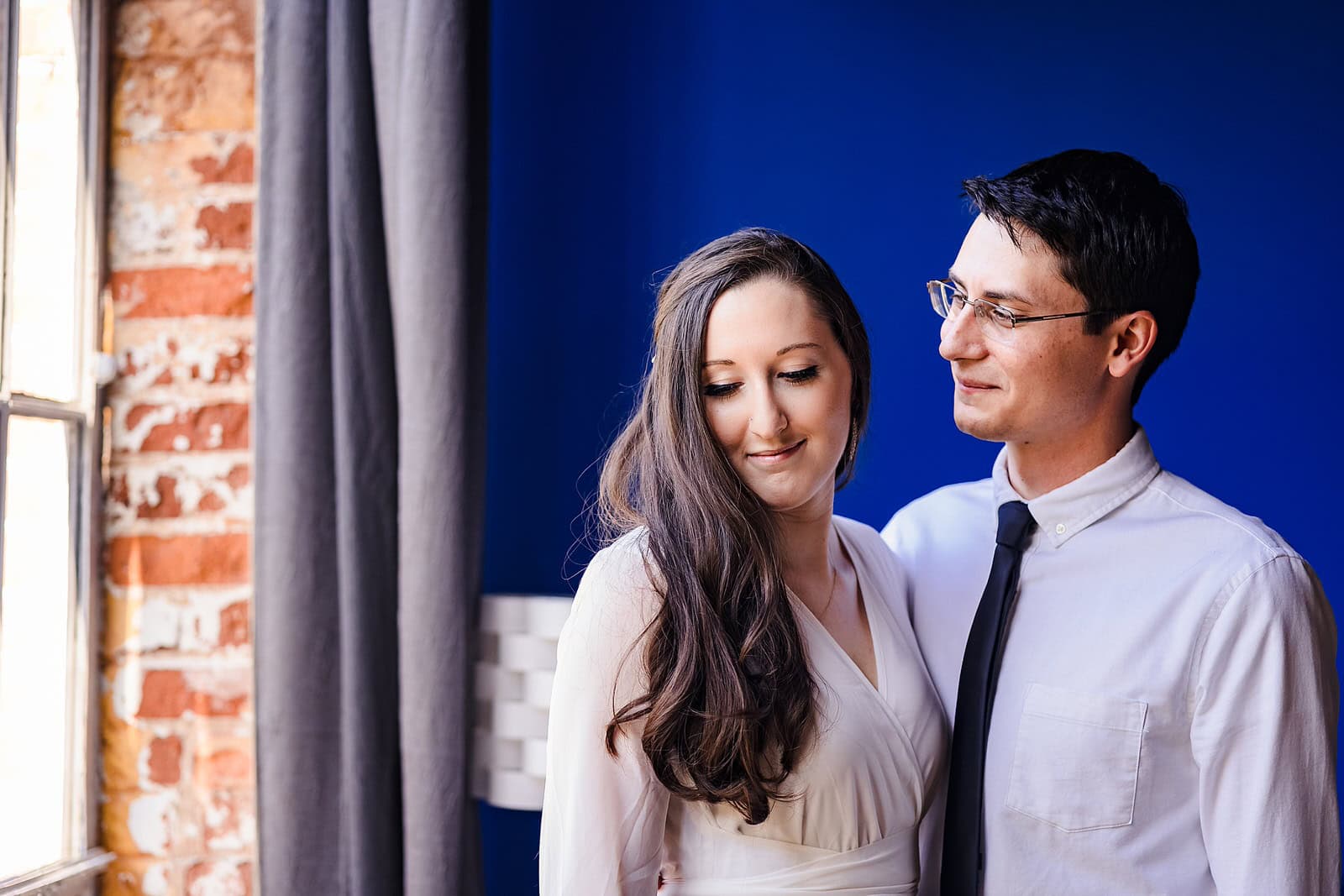 Casual elopement inspiration from this Durham elopement at an AirBNB