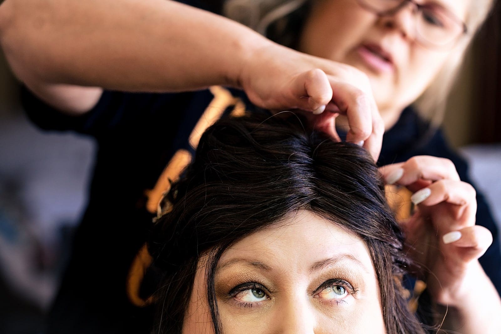 same sex wedding - these brides chose to get ready together on their wedding day, parting only to put on dresses before a first look