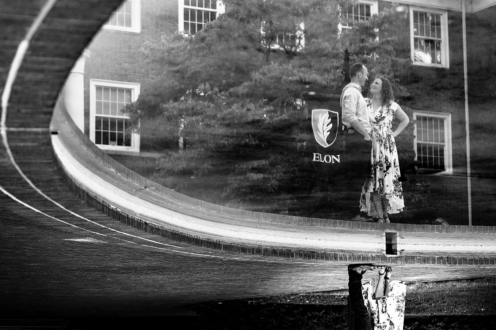 Elon Engagement photos by Raleigh wedding photographers Kivus & Camera