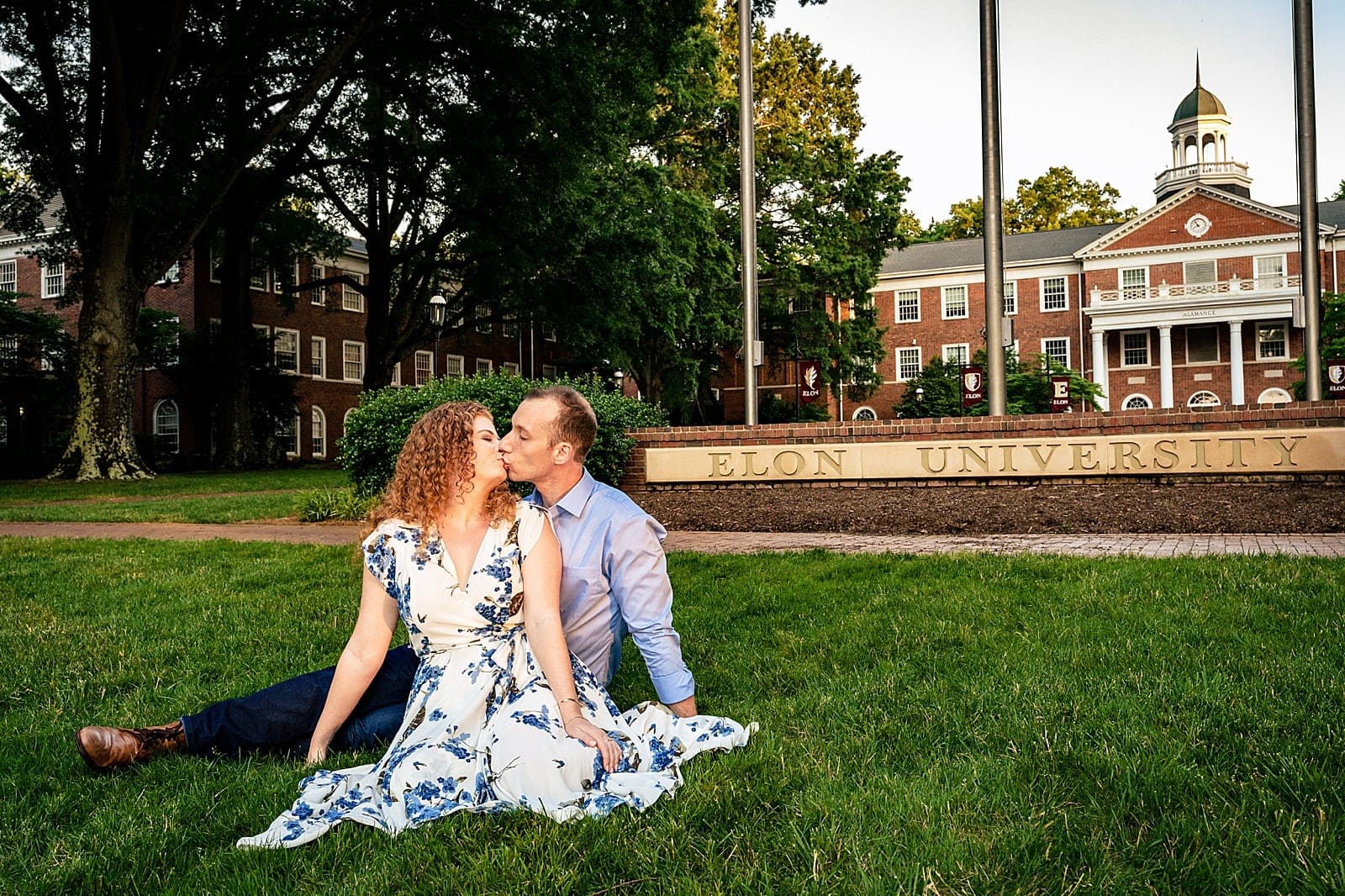 Elon Engagement photos by Raleigh wedding photographers Kivus & Camera