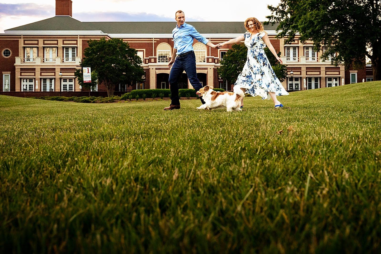 Elon Engagement photos by Raleigh wedding photographers Kivus & Camera