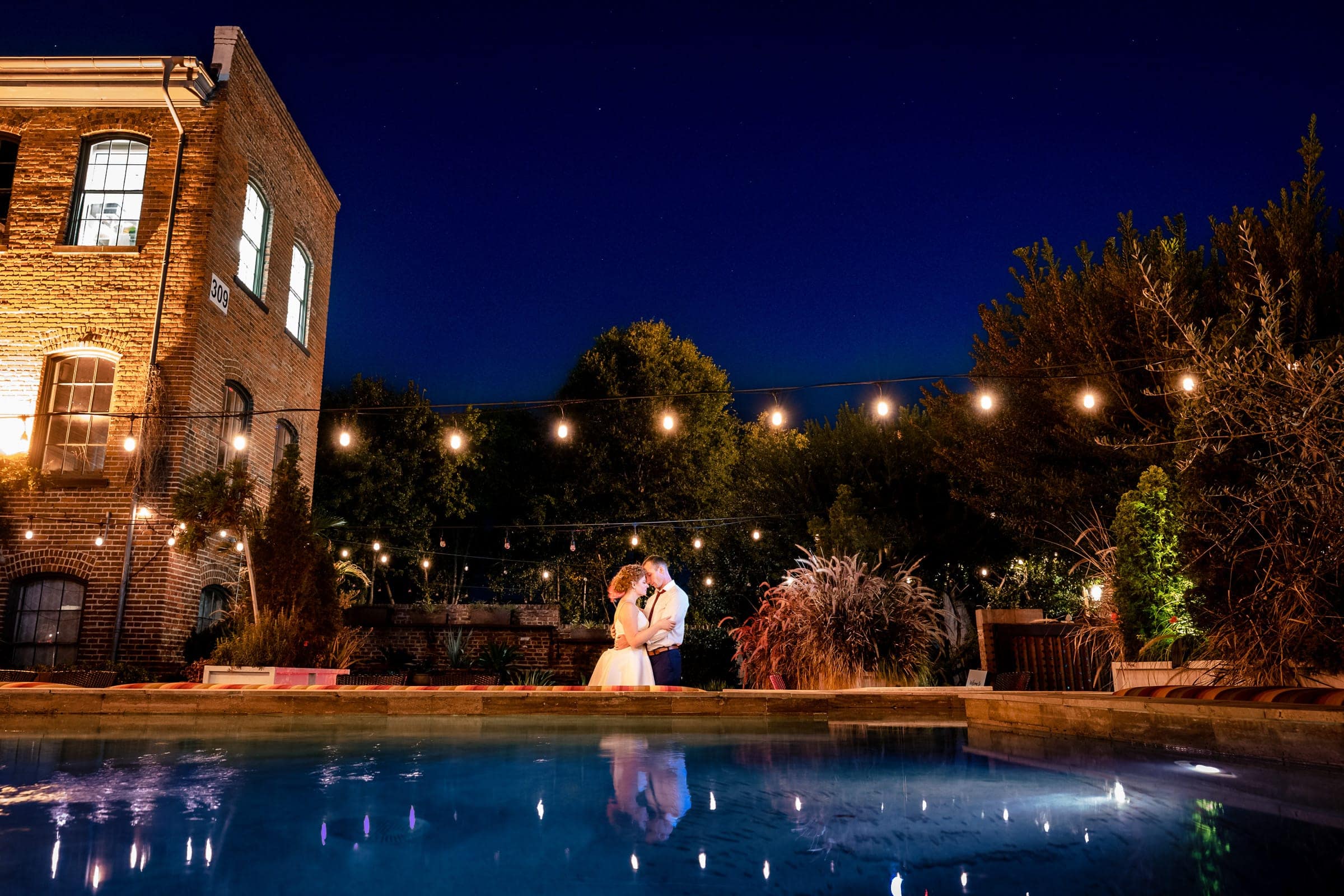 Elon wedding - these elon grads got married at Melrose knitting mill in downtown Raleigh | photos by Kivus & Camera